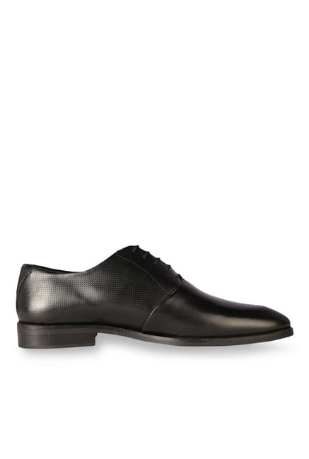 van heusen black lace up shoes