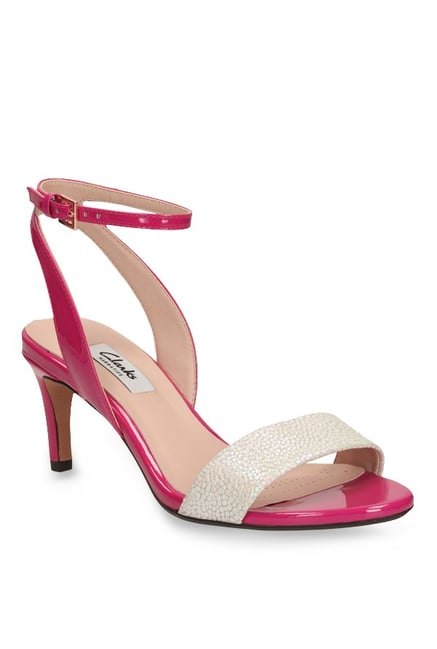 clarks fuschia sandals