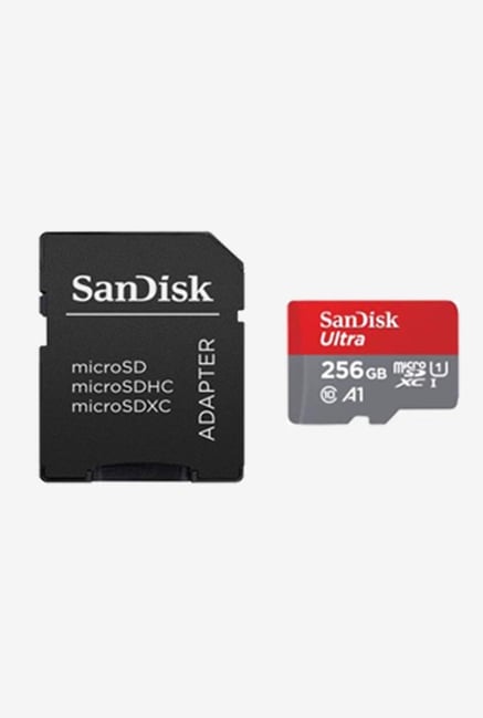 Buy SanDisk 256GB microSHXC UHS-I Card with Adapter Online At Best