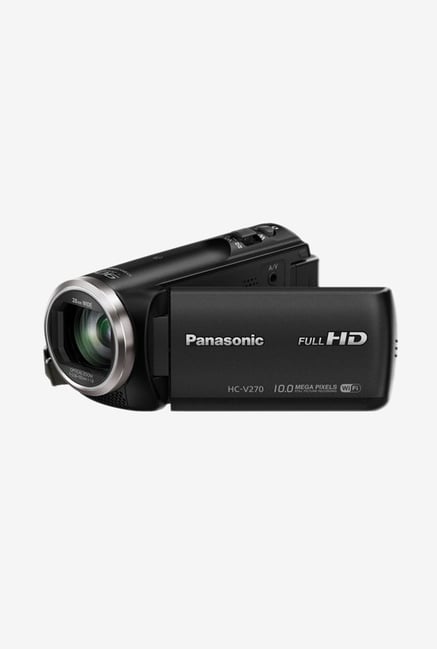 Panasonic HC V270 10 MP Full HD Camcorder Black Panasonic Electronics TATA CLIQ