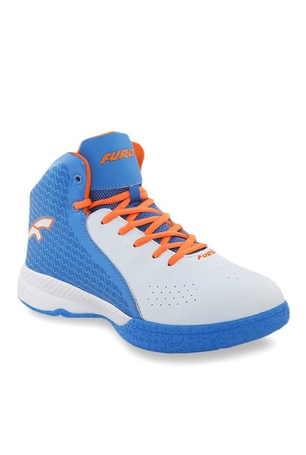 red white and blue basketball shoes
