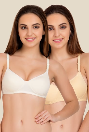 Buy Tweens Pink & Red Padded Bra (Pack Of 2) for Women Online @ Tata CLiQ