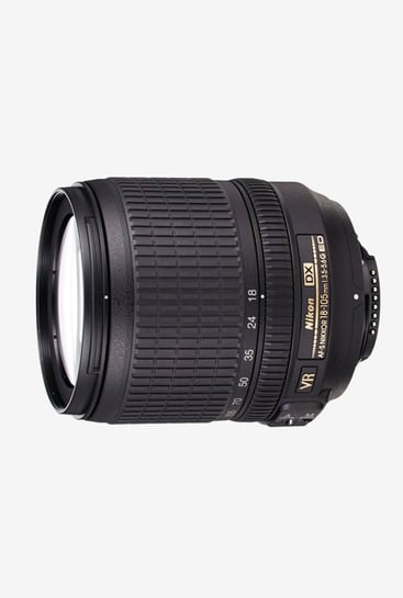 Buy Nikon Nikkor Af S Dx F3 5 5 6g Ed Vr 18 105mm Lens Black Online At Best Prices Tata Cliq