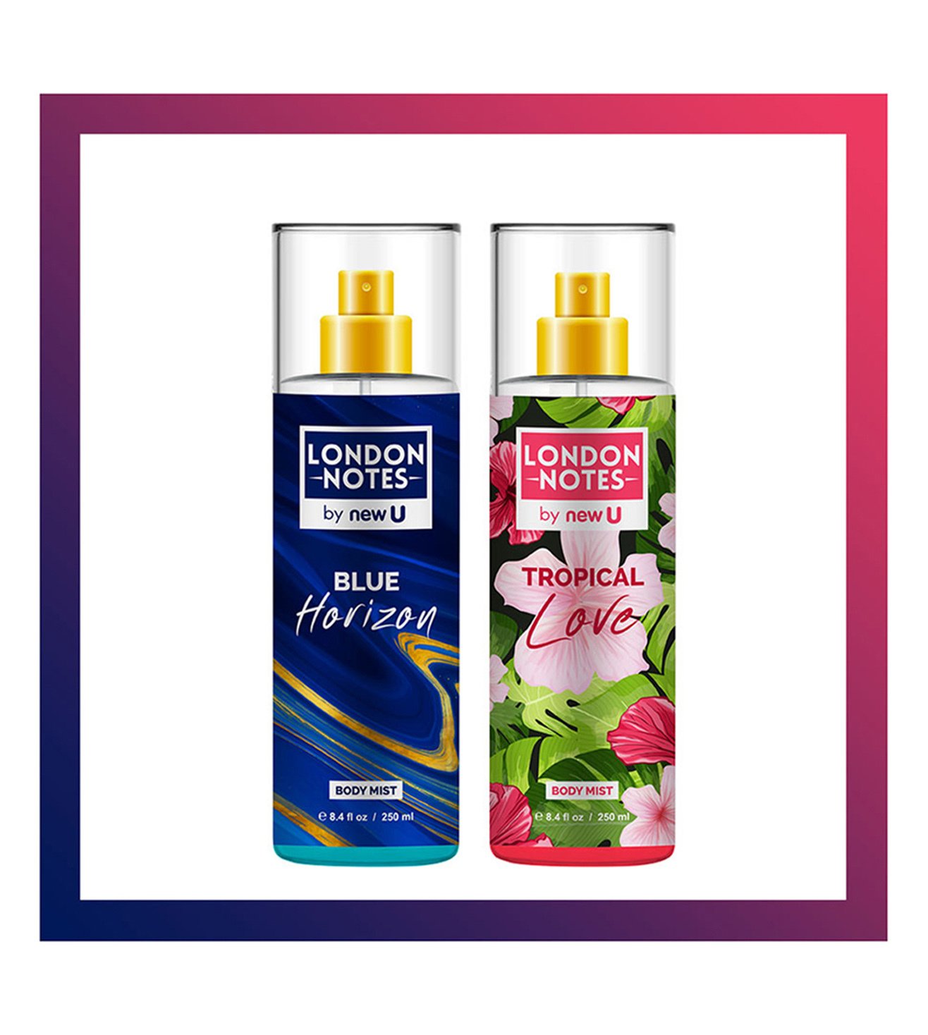 Buy London Notes by NewU Body Mist Pack of 2 Online On Tata CLiQ