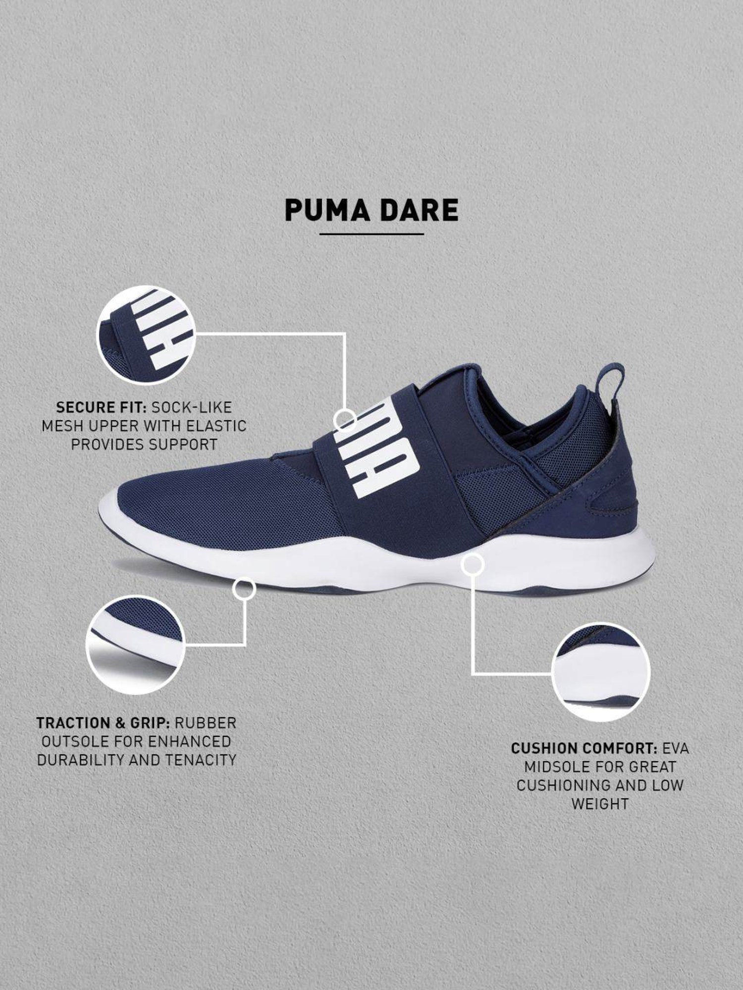 Puma dare peacoat training hot sale shoes