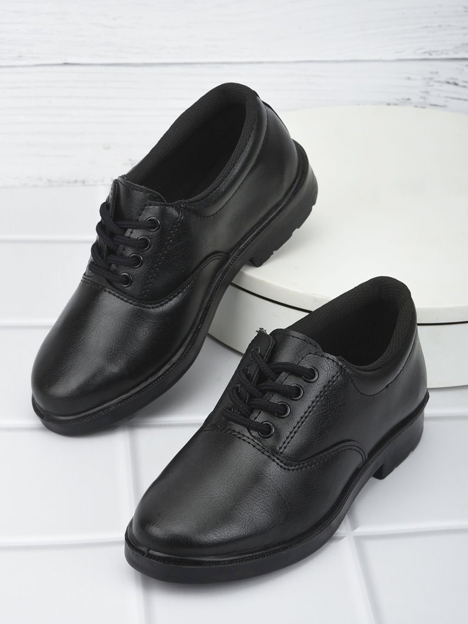 Boys black sale oxford shoes