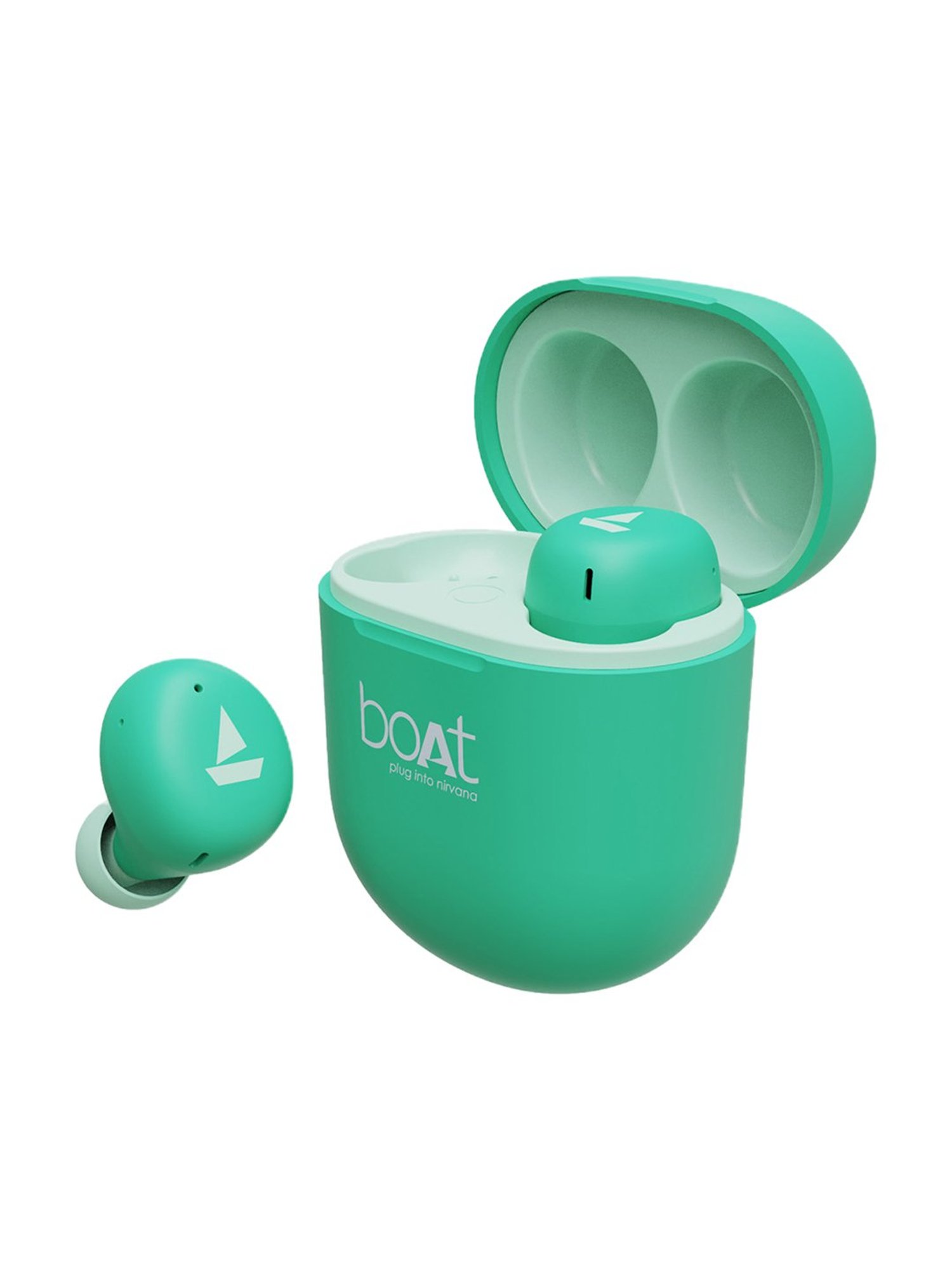 Buy boAt Airdopes 381 True Wireless EarPods With Mic Mint Green