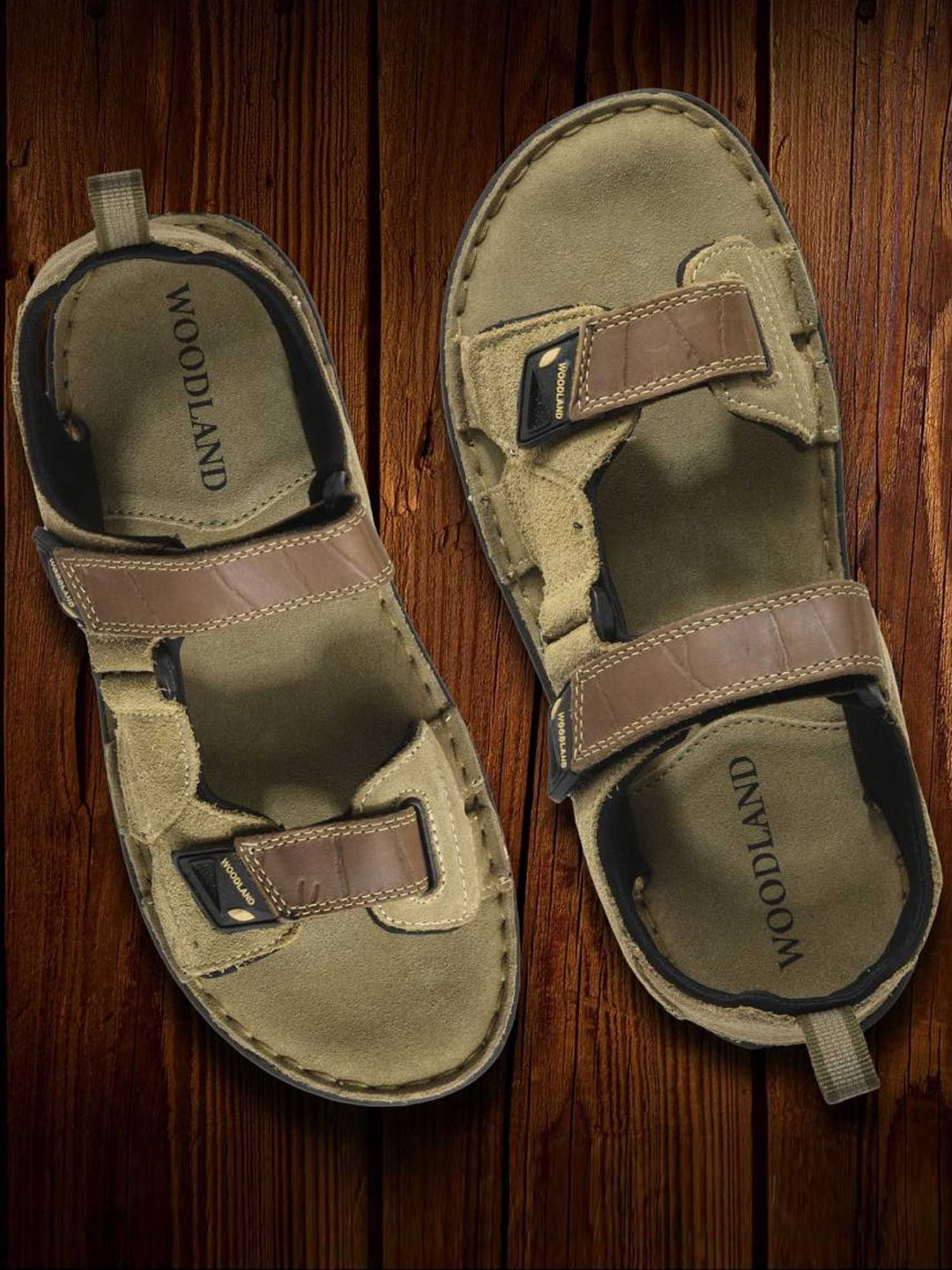 Woodland ProPlanet Men Camel Nubuck Leather Sandals : Amazon.in: Fashion-sgquangbinhtourist.com.vn