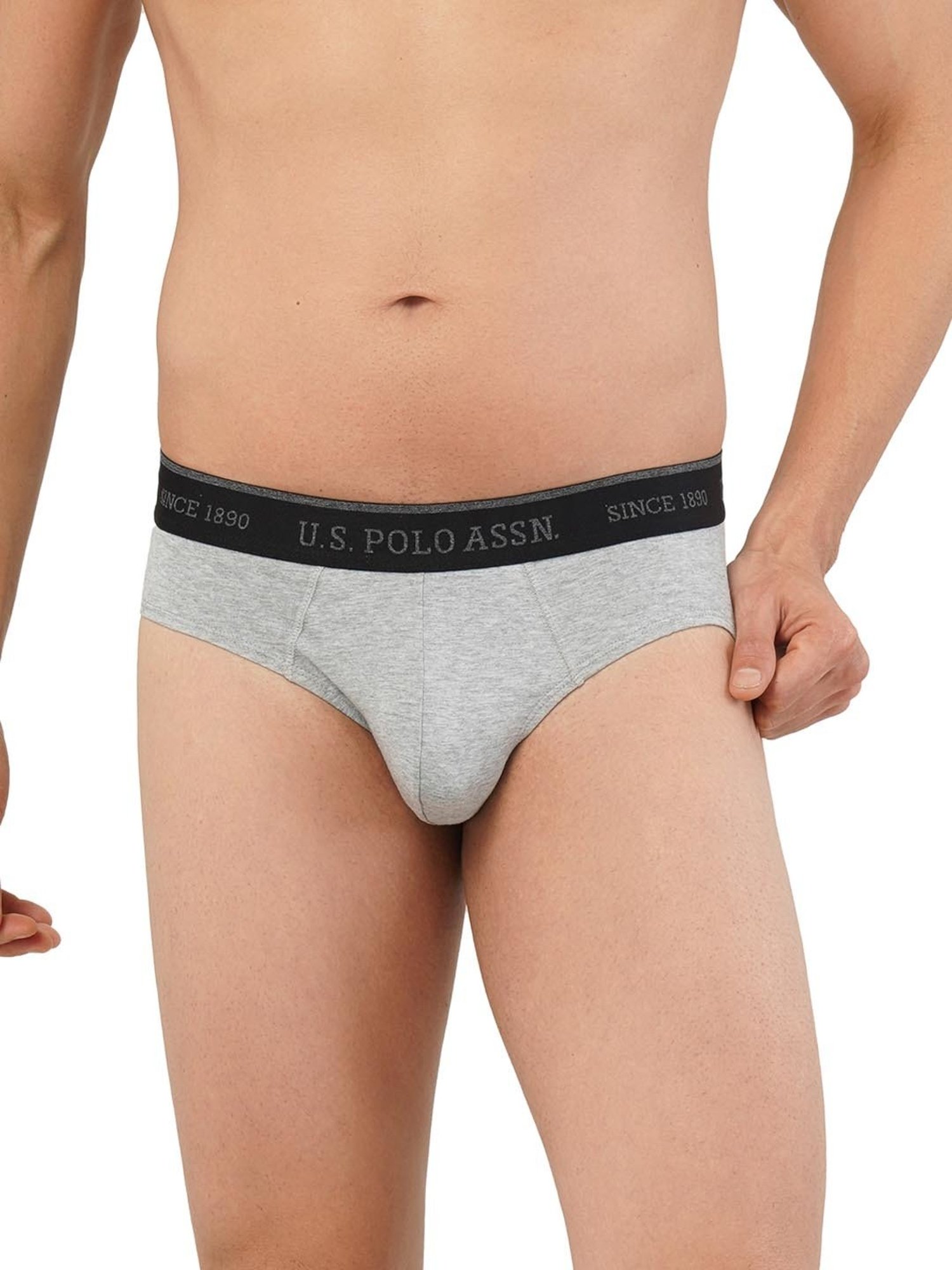 Buy U.S. Polo Assn. Black Regular fit Briefs for Mens Online @ Tata CLiQ