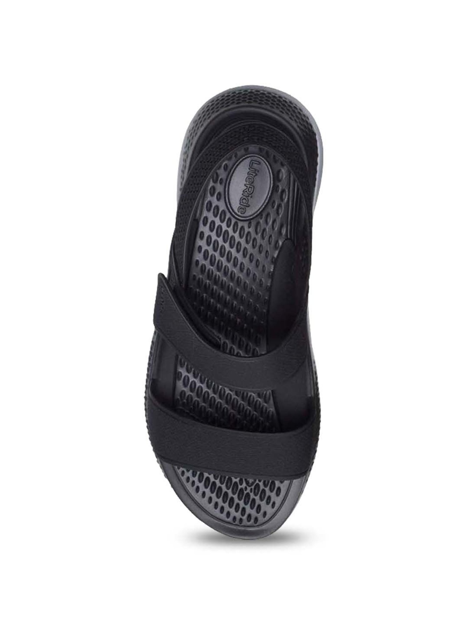 Crocs LiteRide Black/White Women Sandal [205106-066] 3 in Kannur at best  price by Foot Mart - Justdial