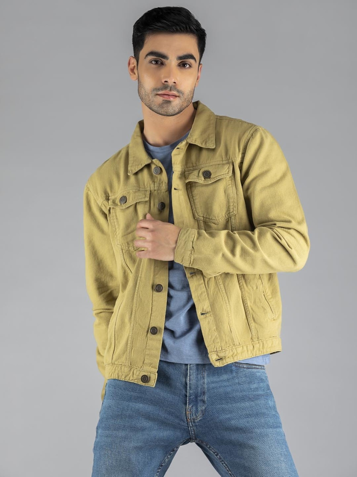 High Quality Yellow Denim Couple Jacket Fashionable Street Style Brokean  Hole Jeans Coat For Men For Autumn Available In Sizes S 3XL From  Clothwelldone, $77.3 | DHgate.Com