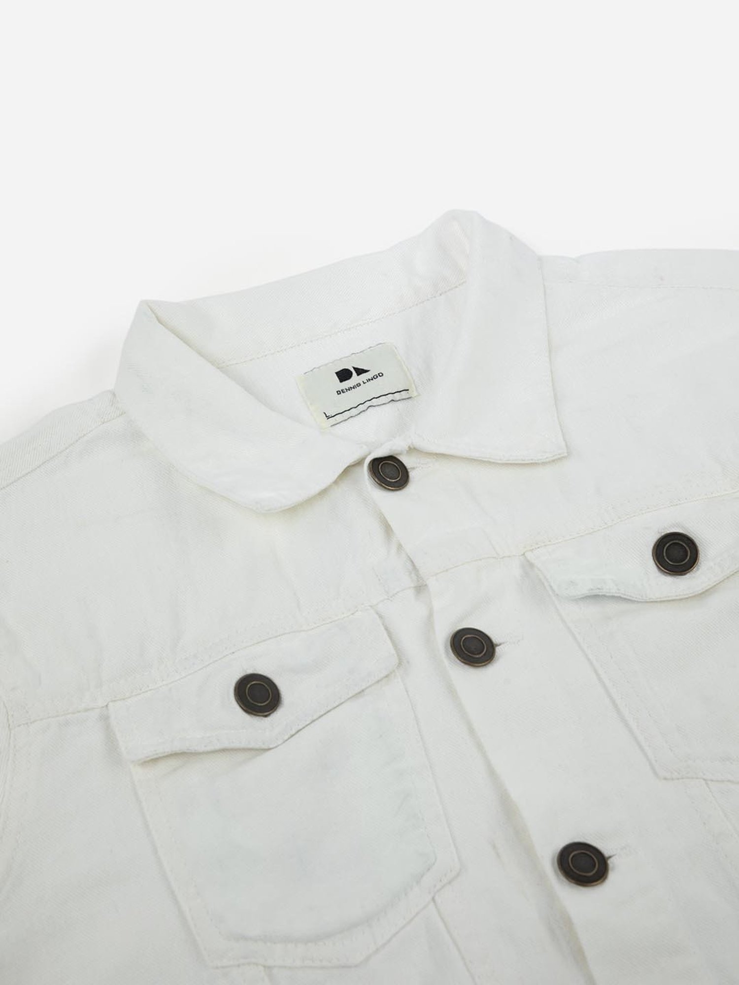 Jacket - White denim jacket | Fendi