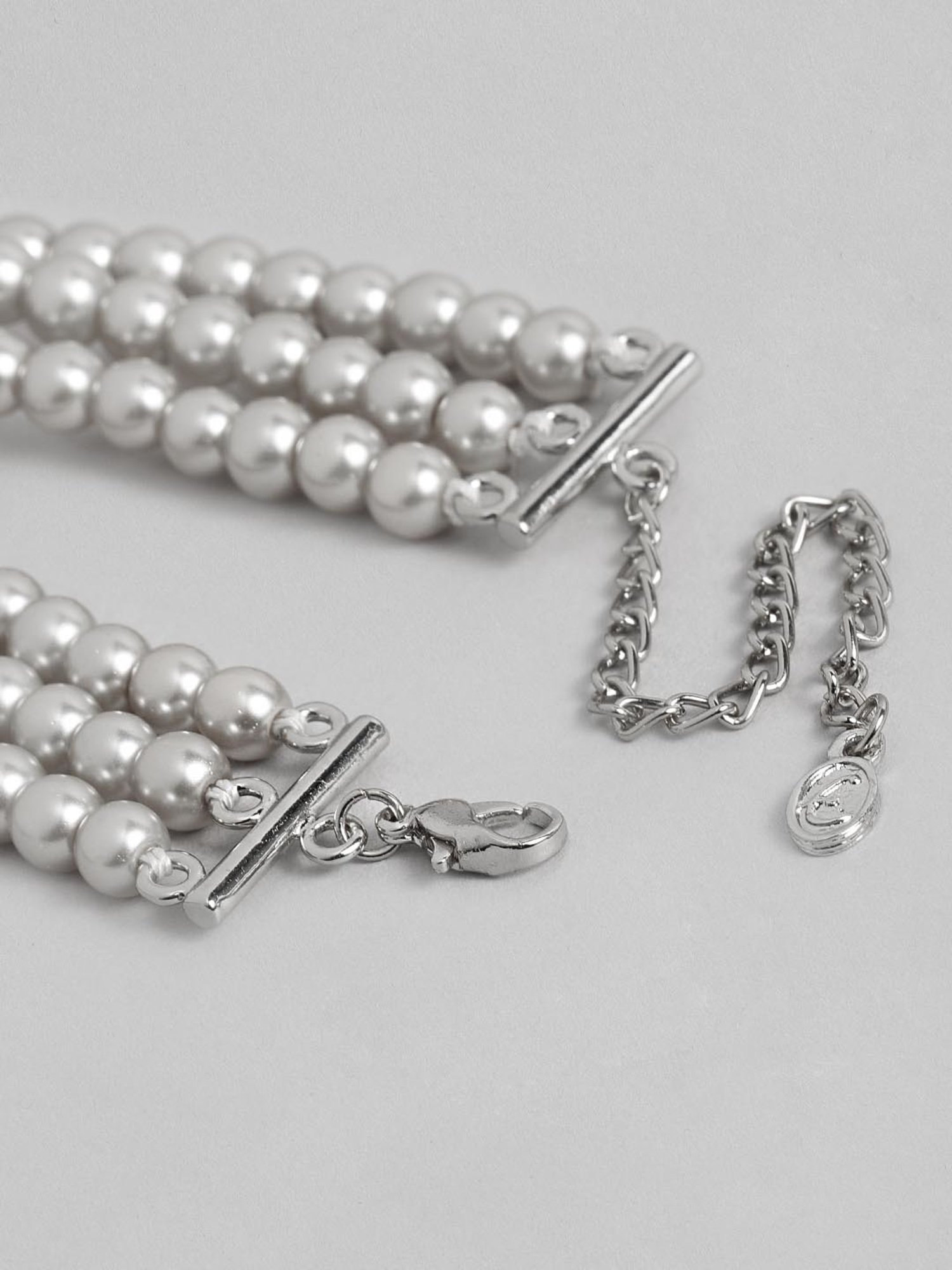 Three Strand White Pearl Bracelet By Victoria Jill | notonthehighstreet.com