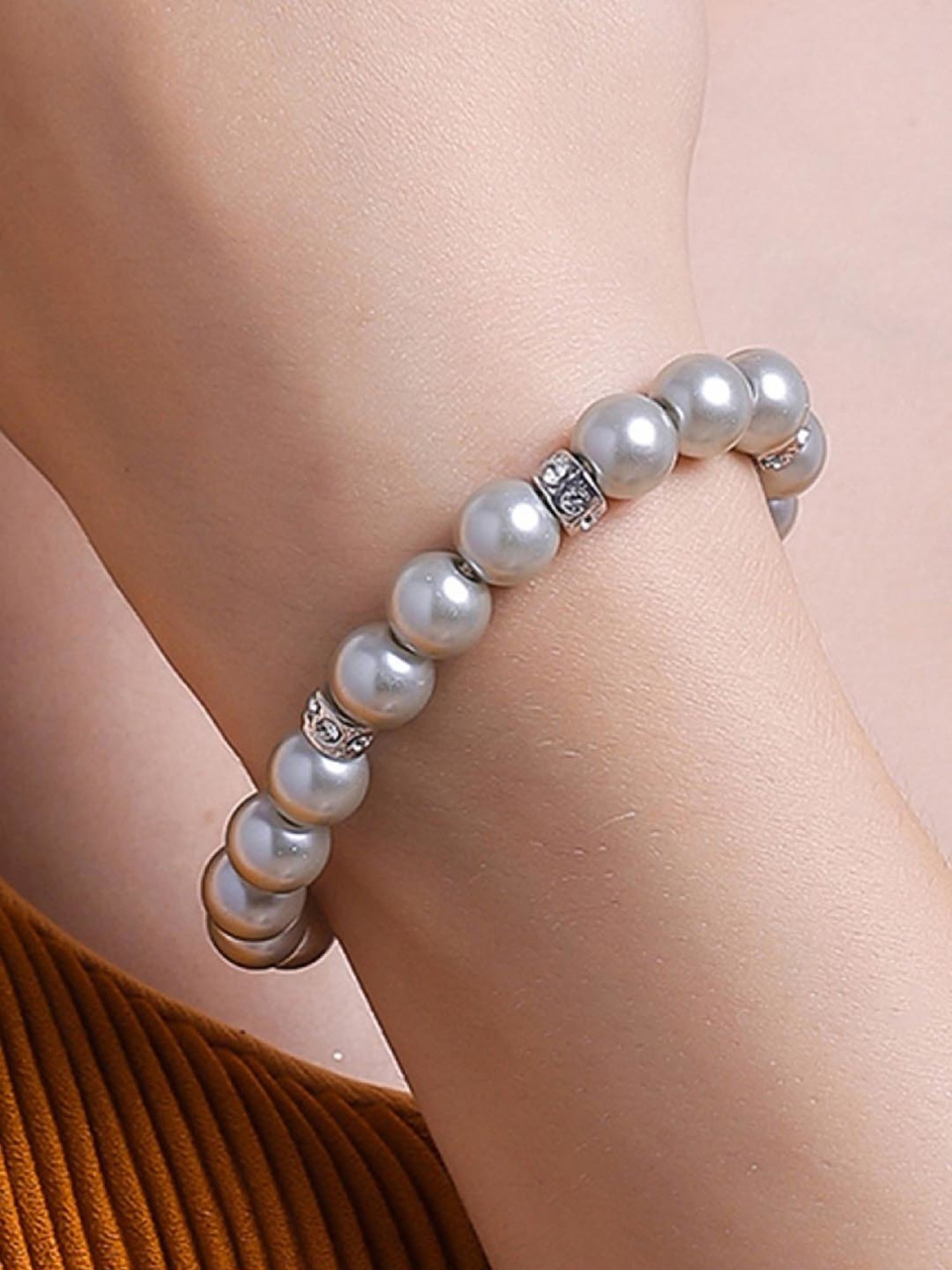 Bridal CZ & Pearl Bracelet | Pearl Jewelry for Wedding - Glitz And Love