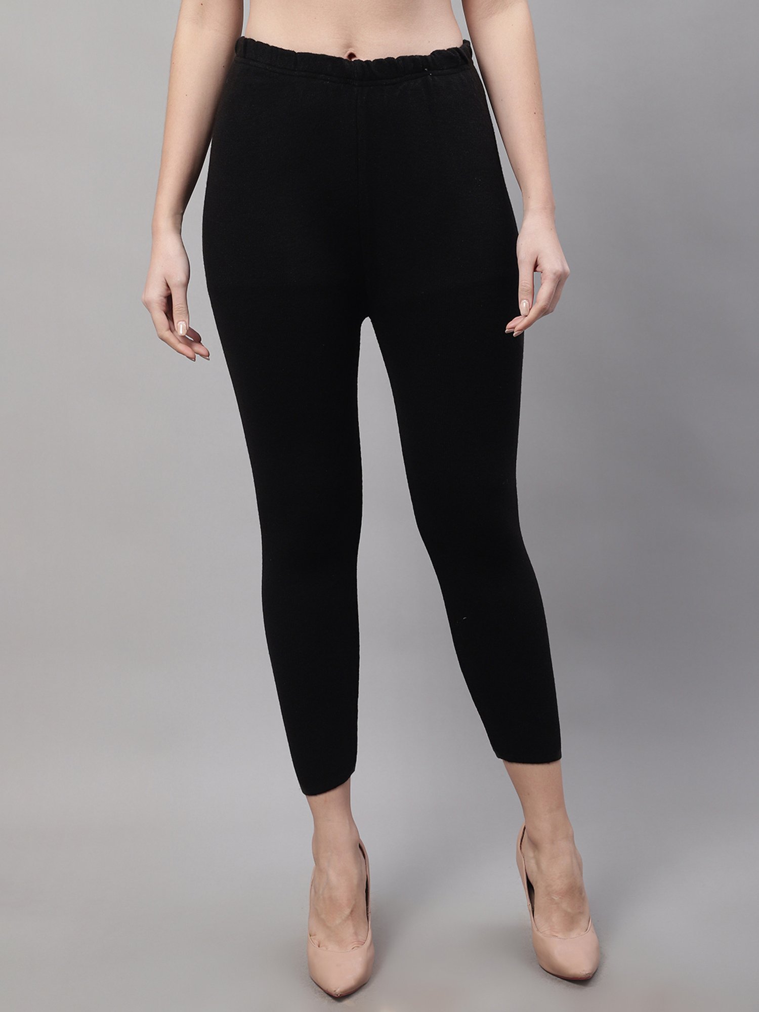 Cantabil Women Black Leggings