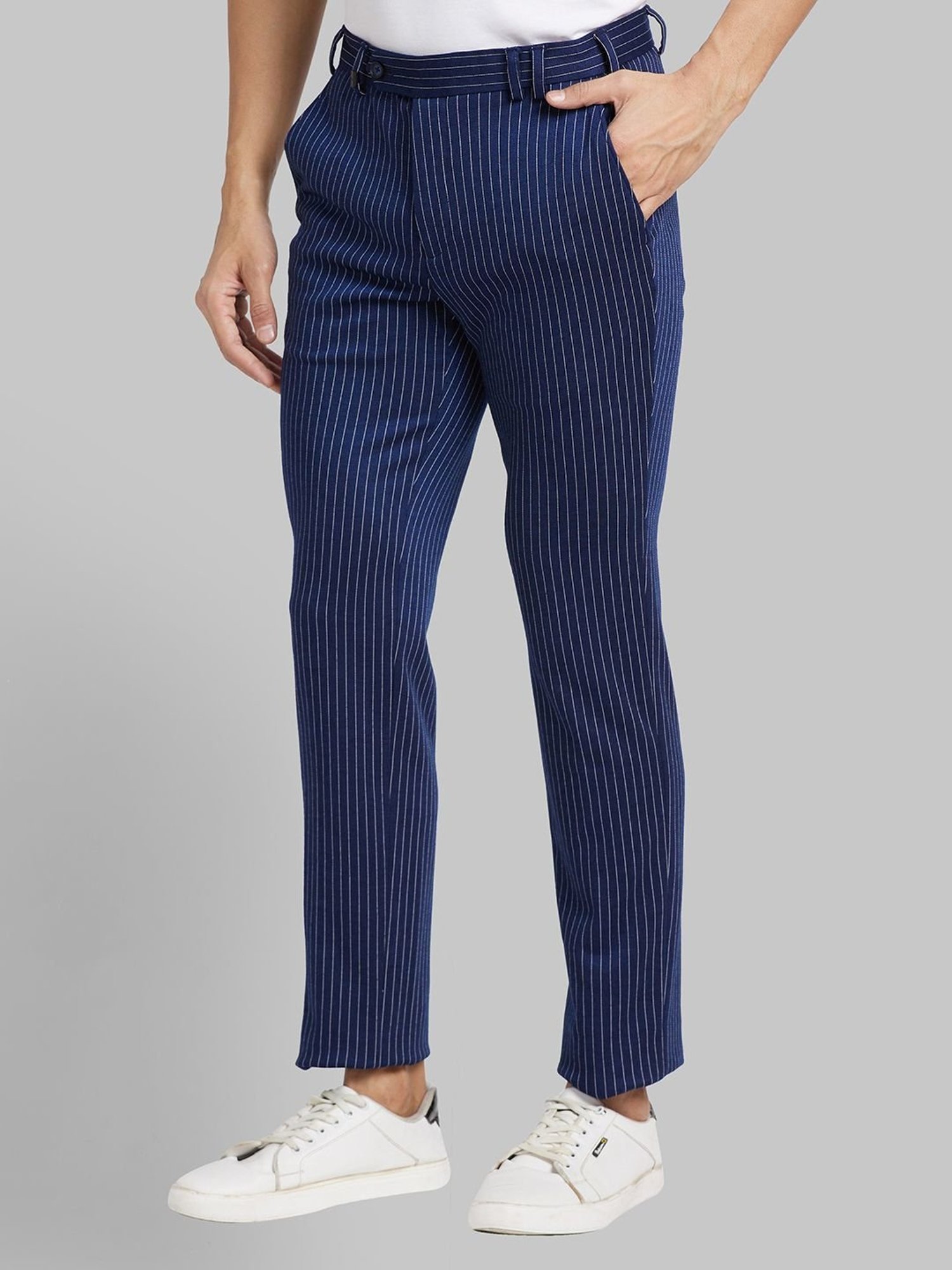 Womens Weekend Max Mara blue Striped Trousers | Harrods UK