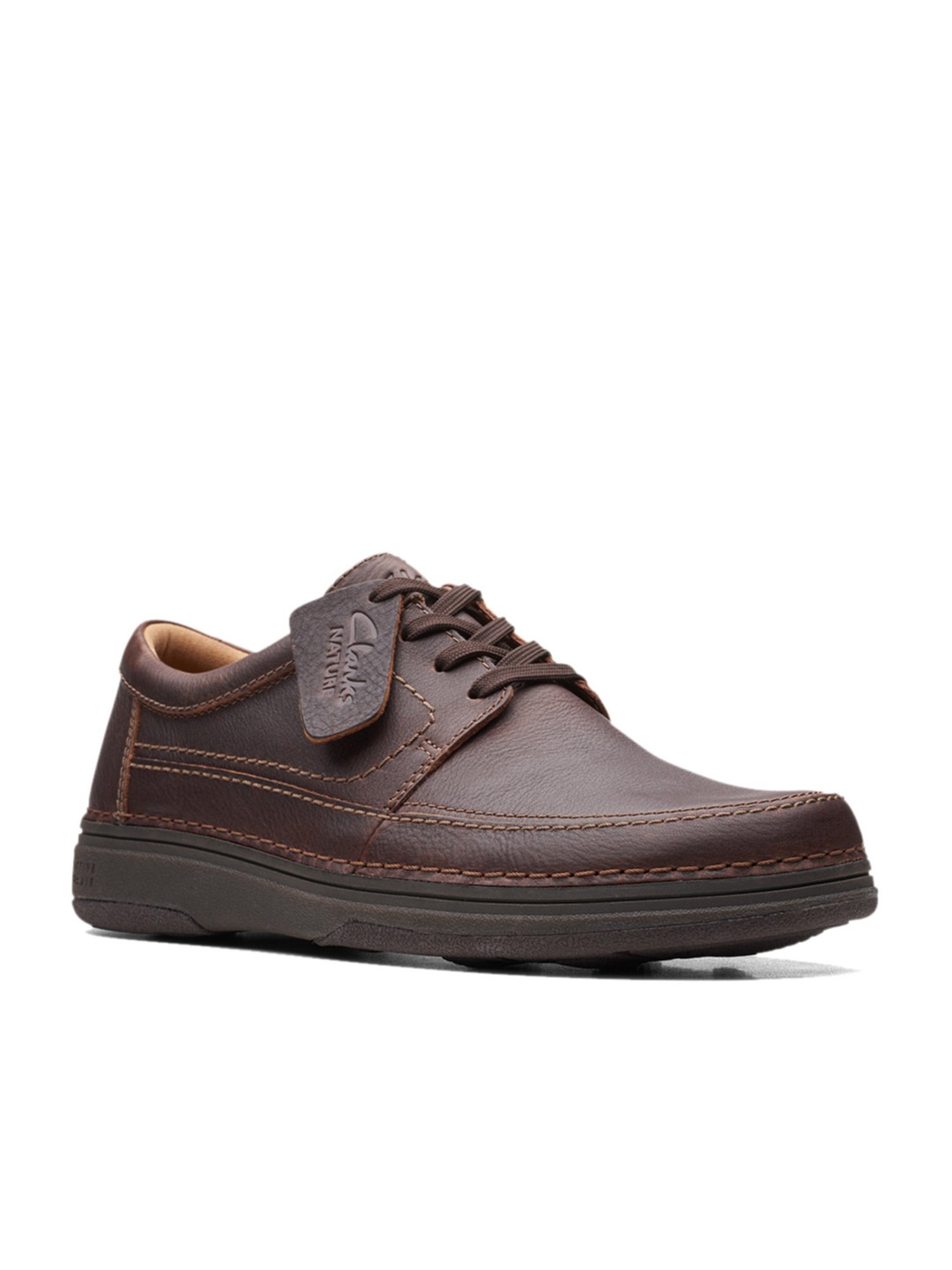 Mens clarks cheap leather shoes