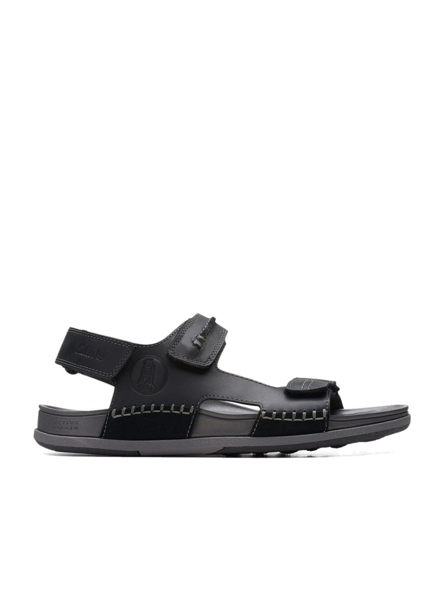 Clarks black sandals new arrivals