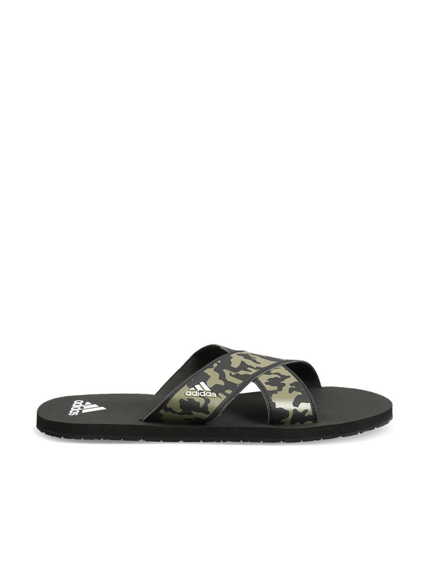 Adidas slides men online black