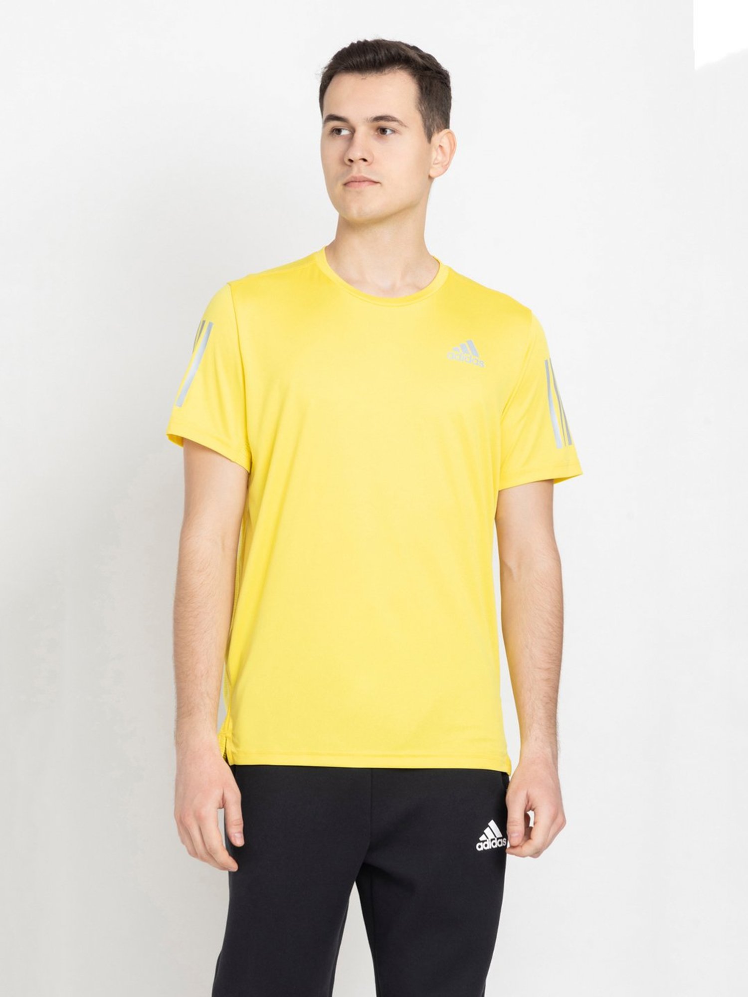 Adidas Blues Playmaker Tee Athletic Yellow S Mens