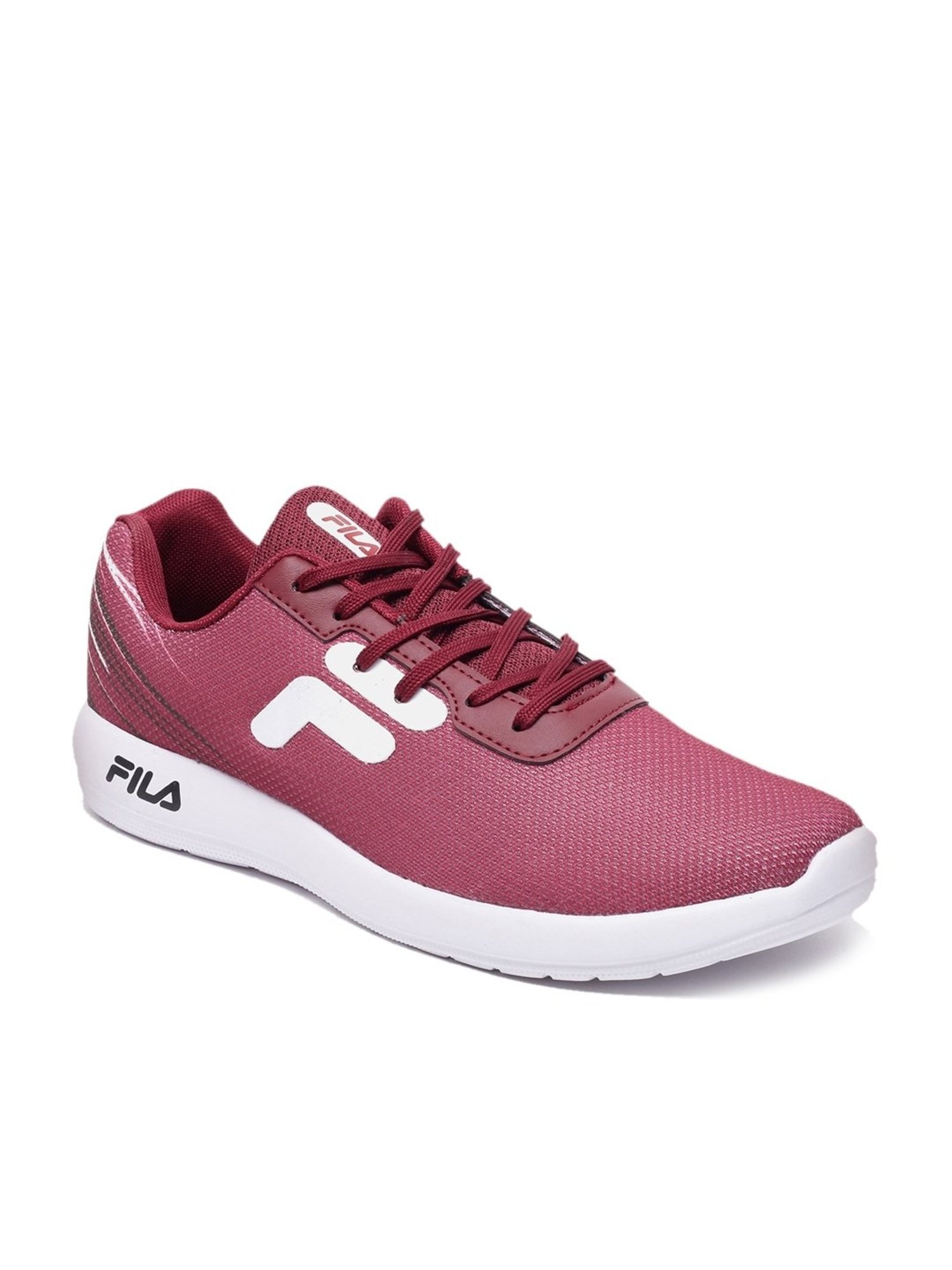 Fila running hot sale shoes red