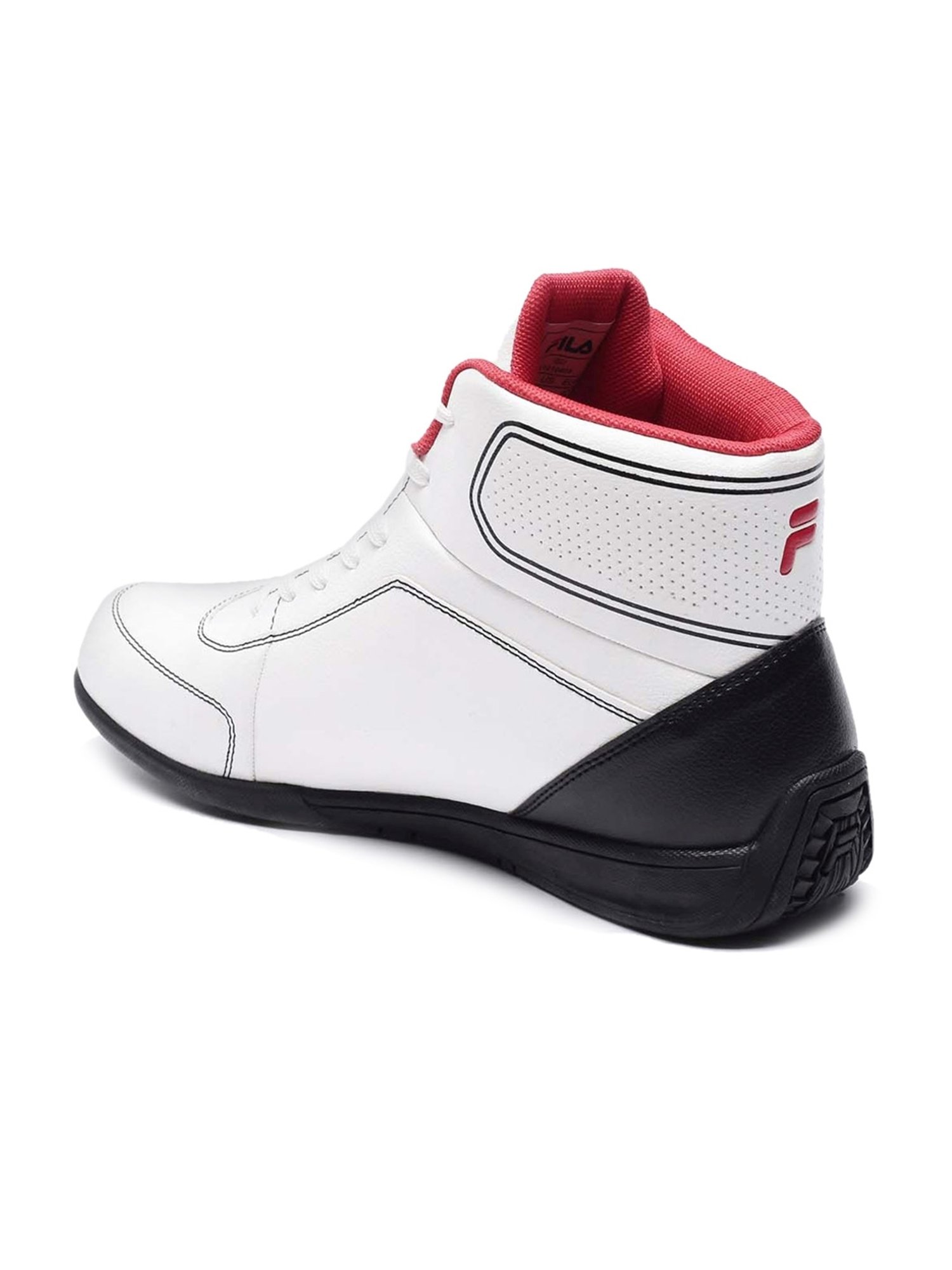 Fila Men's ISU Motor Sport White High Sneakers for Men at Best Price @ Tata CLiQ