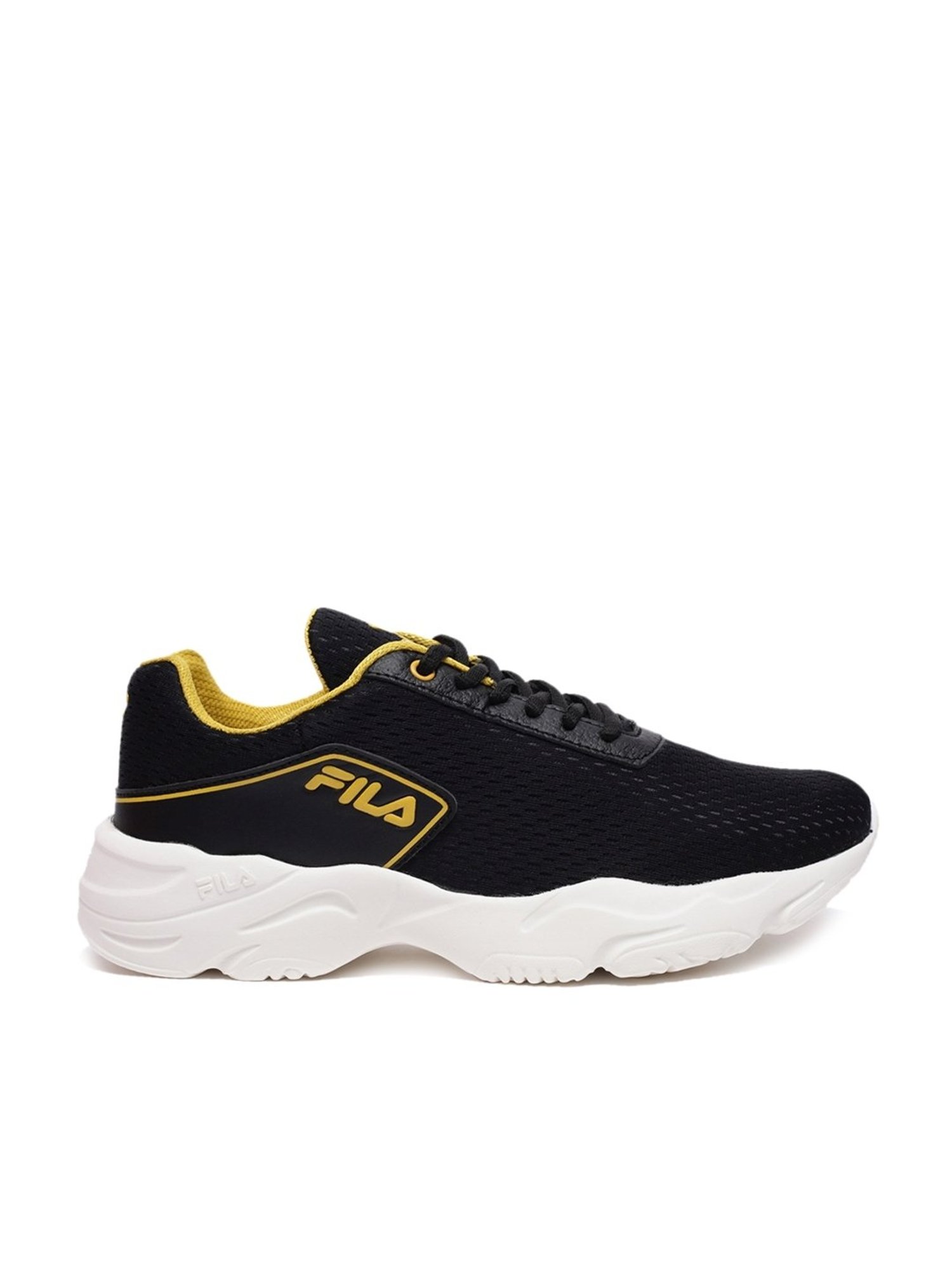 Fila black clearance rubber shoes