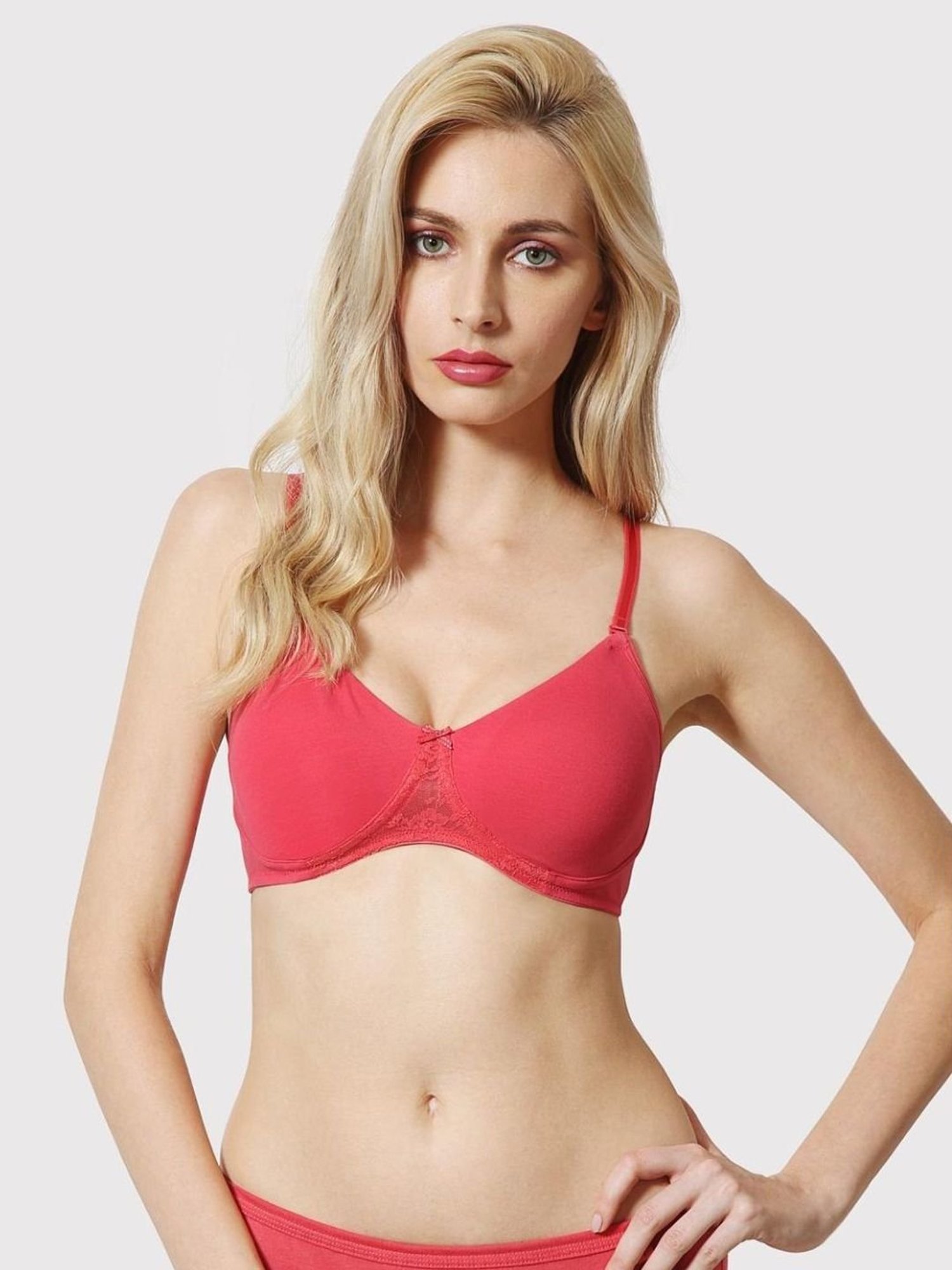 Buy Van Heusen Pink Cotton Shaper Bra for Women Online @ Tata CLiQ