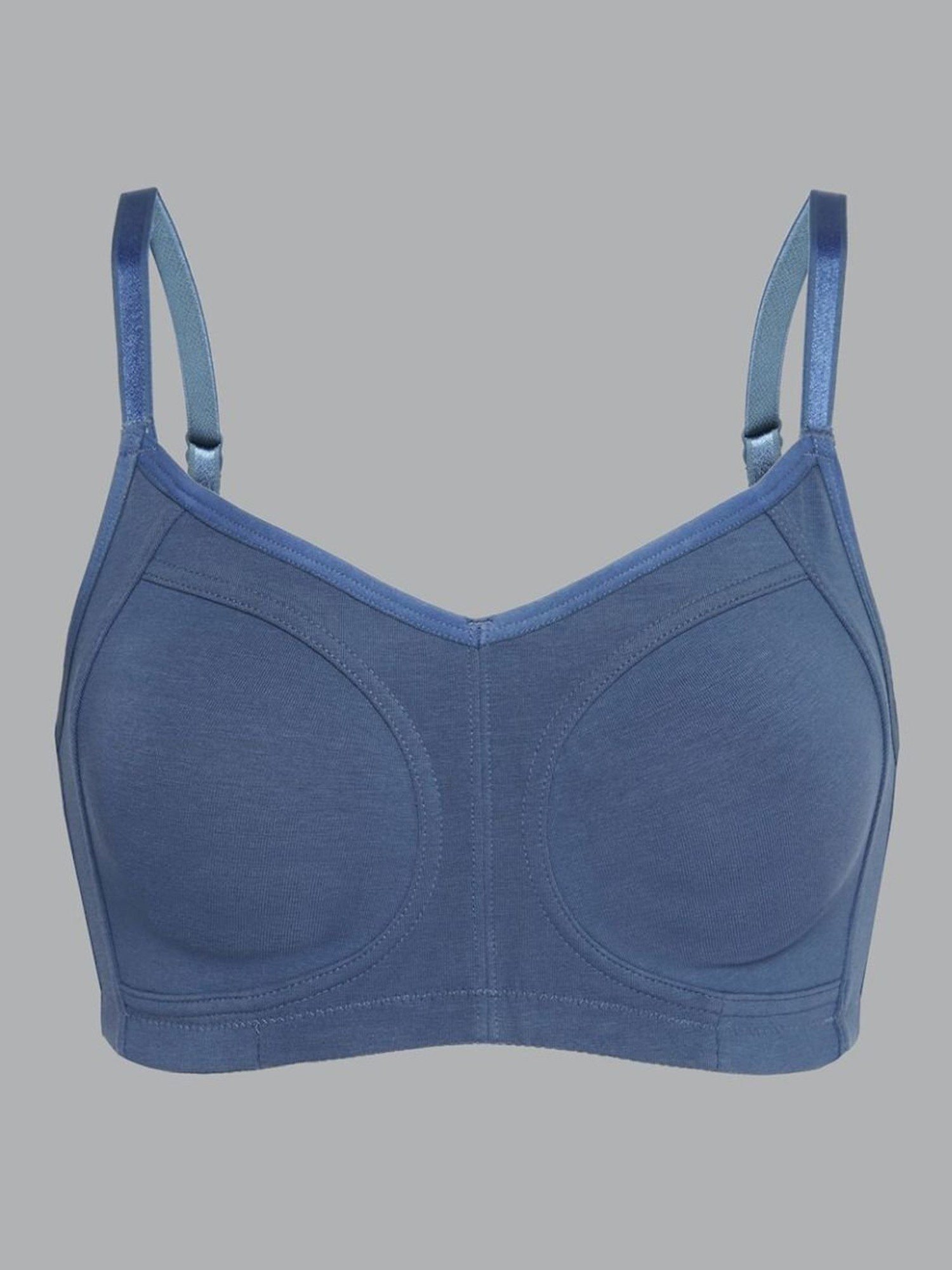 Buy Van Heusen Blue Cotton Full Coverage Bra for Women Online @ Tata CLiQ