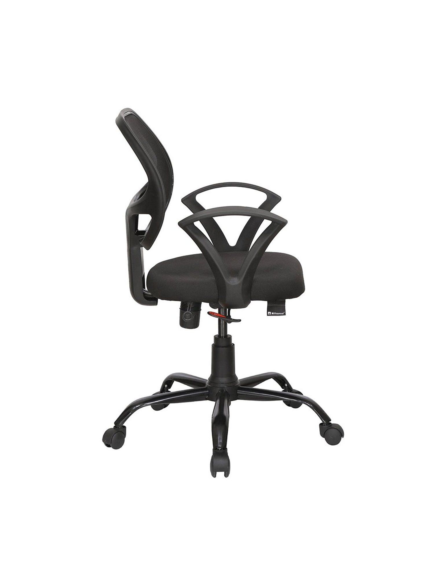 Buy Nilkamal Mustang Black Fabric Ergonomic Mid Back Office Chair at Best Price Tata CLiQ