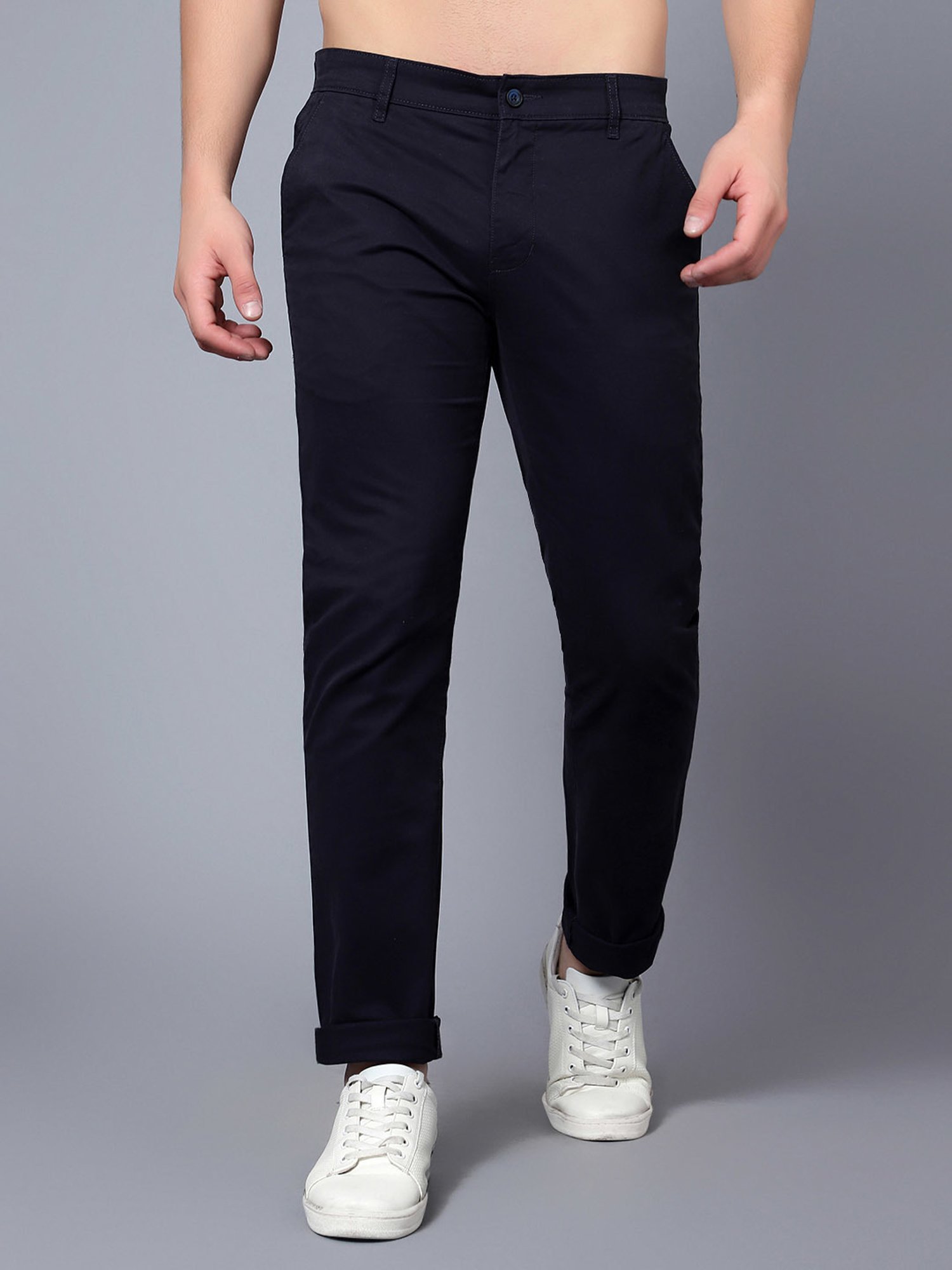 Buy Cantabil Men Blue Checkered Formal Trousers Online at Best Prices in  India - JioMart.