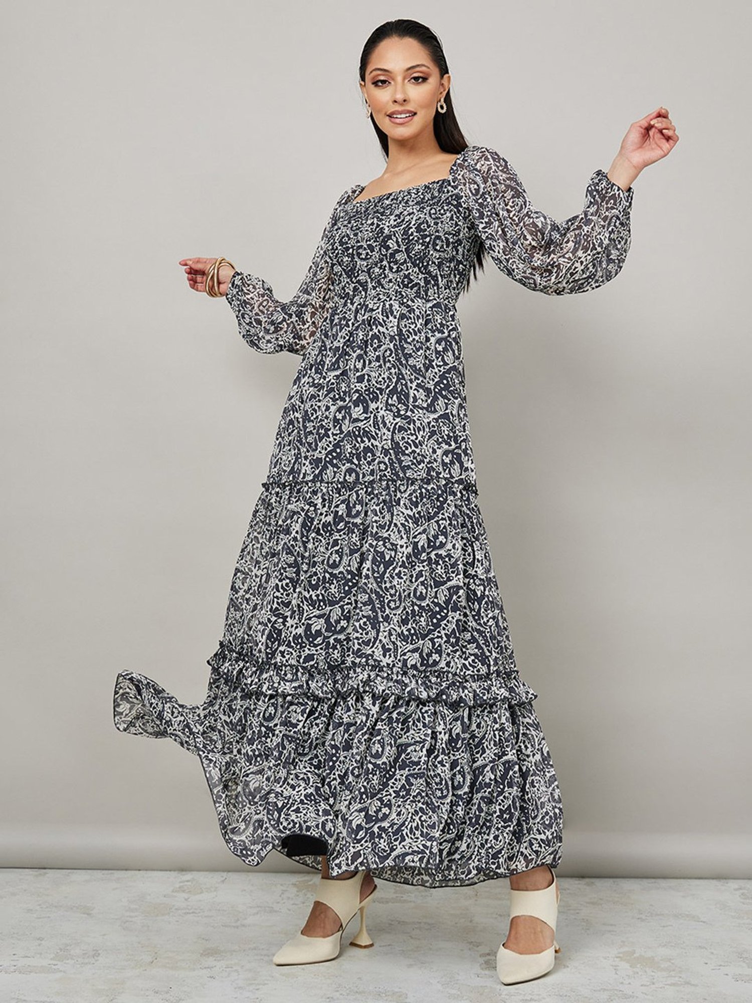 Maxi dresses tata store cliq