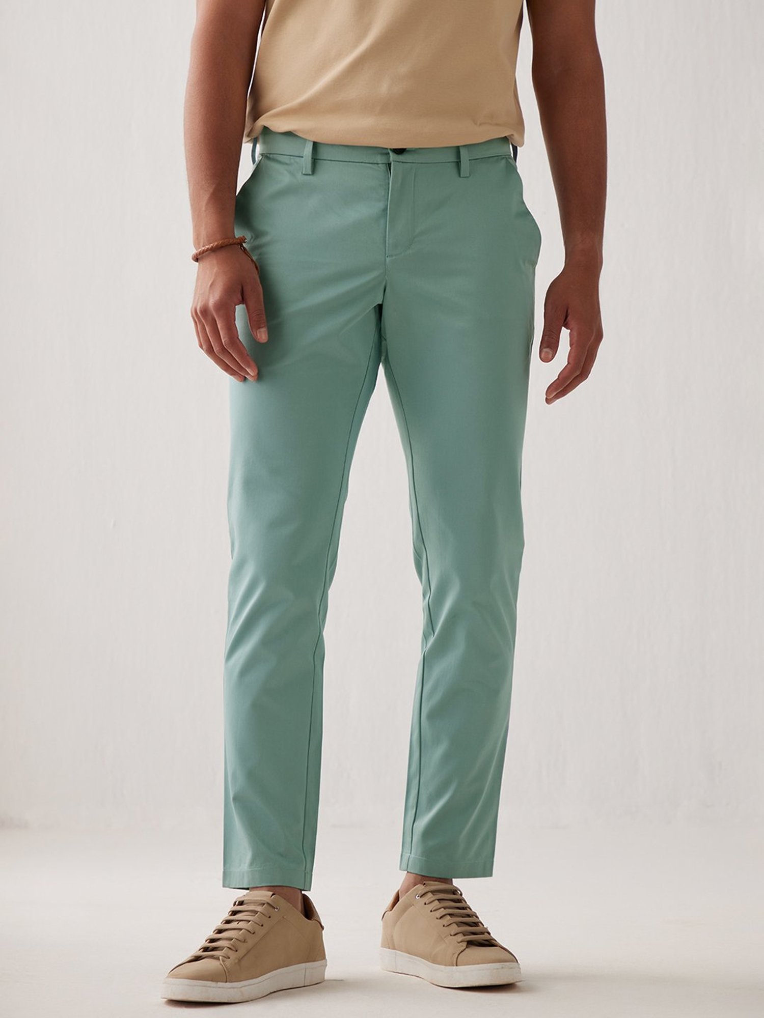 Buy Olive Green Trousers & Pants for Men by Colin's Online | Ajio.com