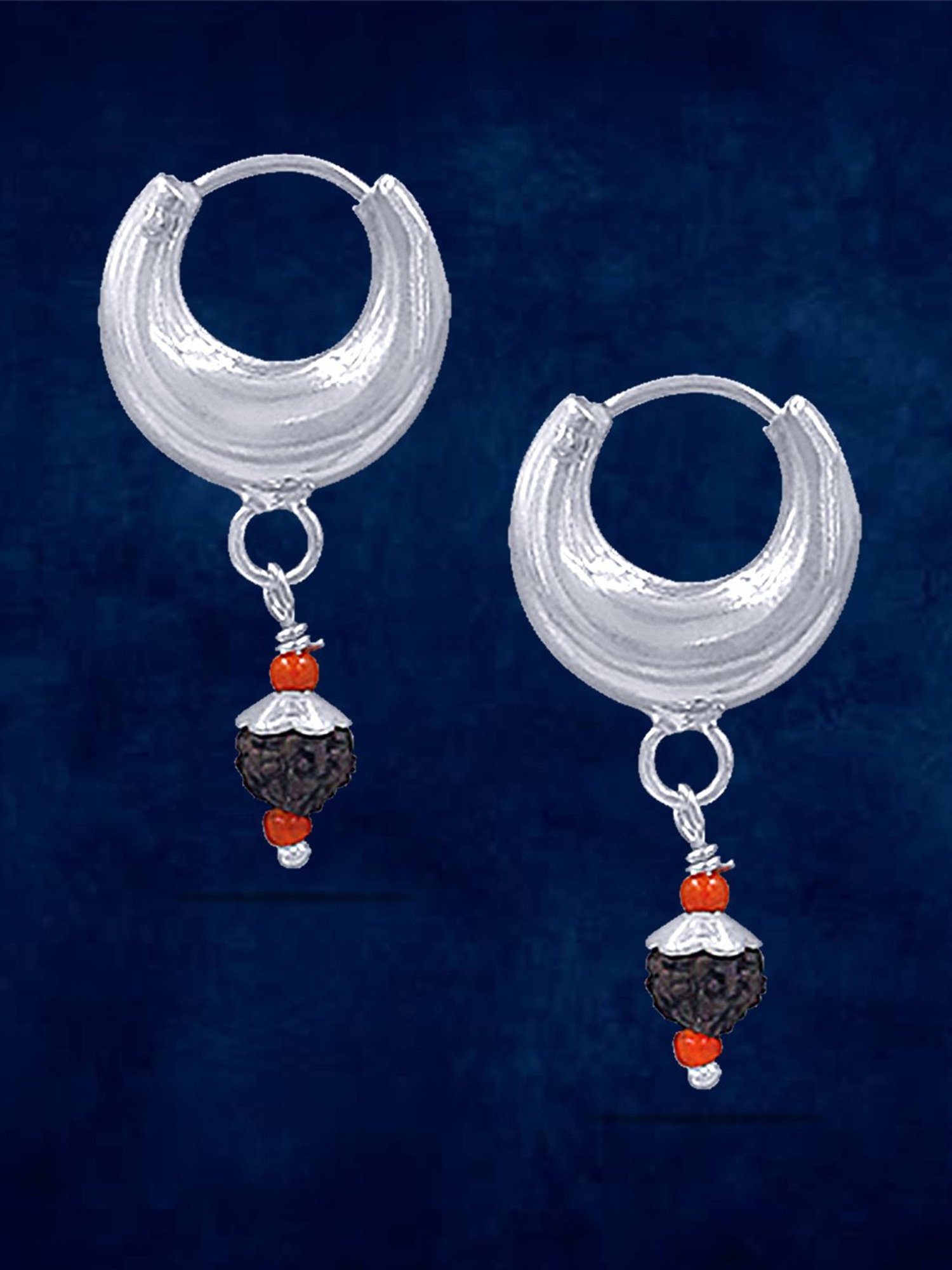 Amazon.com: Long Rudraksha Earrings with Real 5 Mukhi Small Mala Seed Beads  - HANDMADE, Shiva Shakti Jewelry, Zen Yoga Gift Idea : Handmade Products