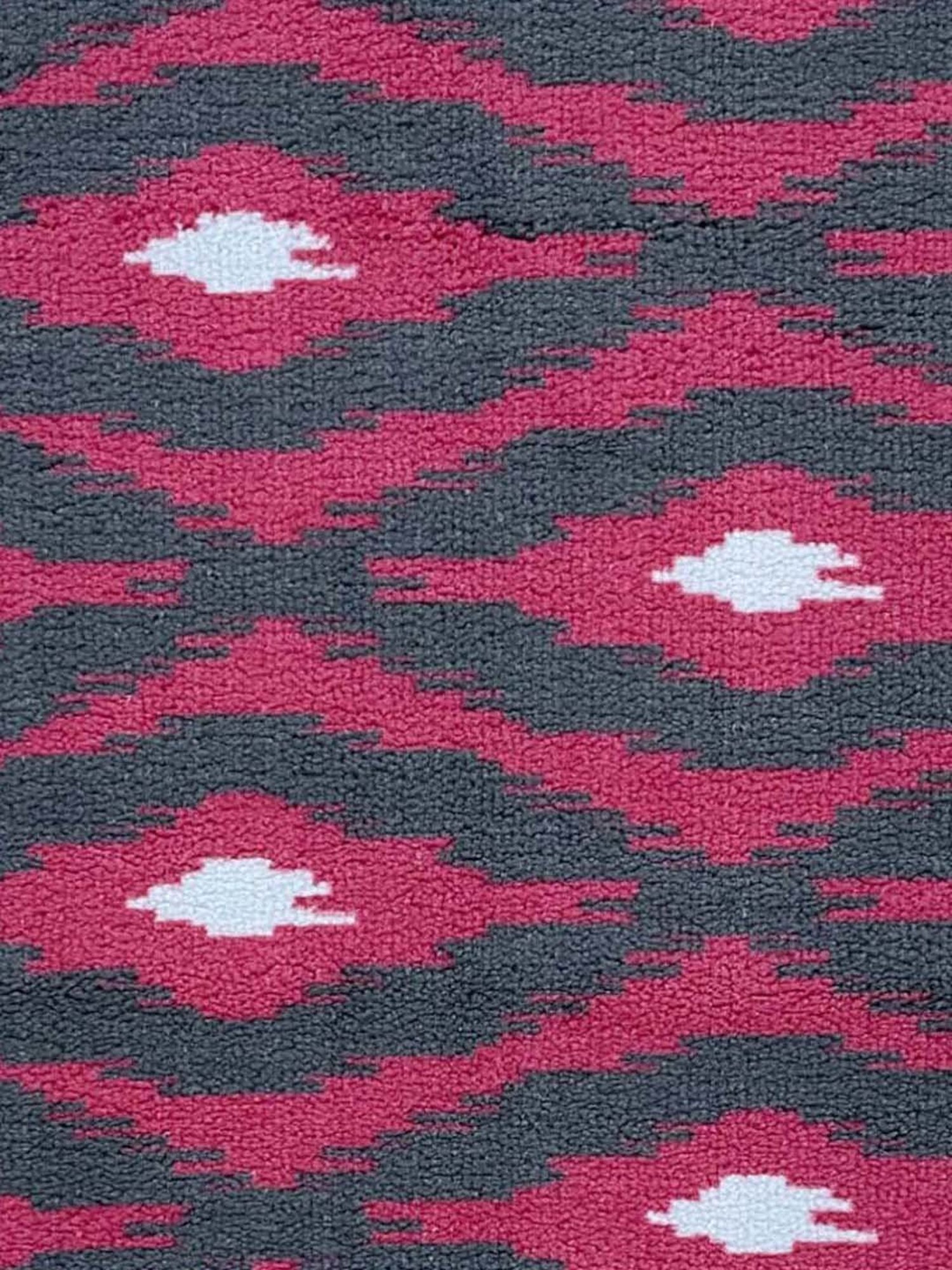 Welspun Ethan Polyester Foot Mats Large-Pomegranate – Spaces India