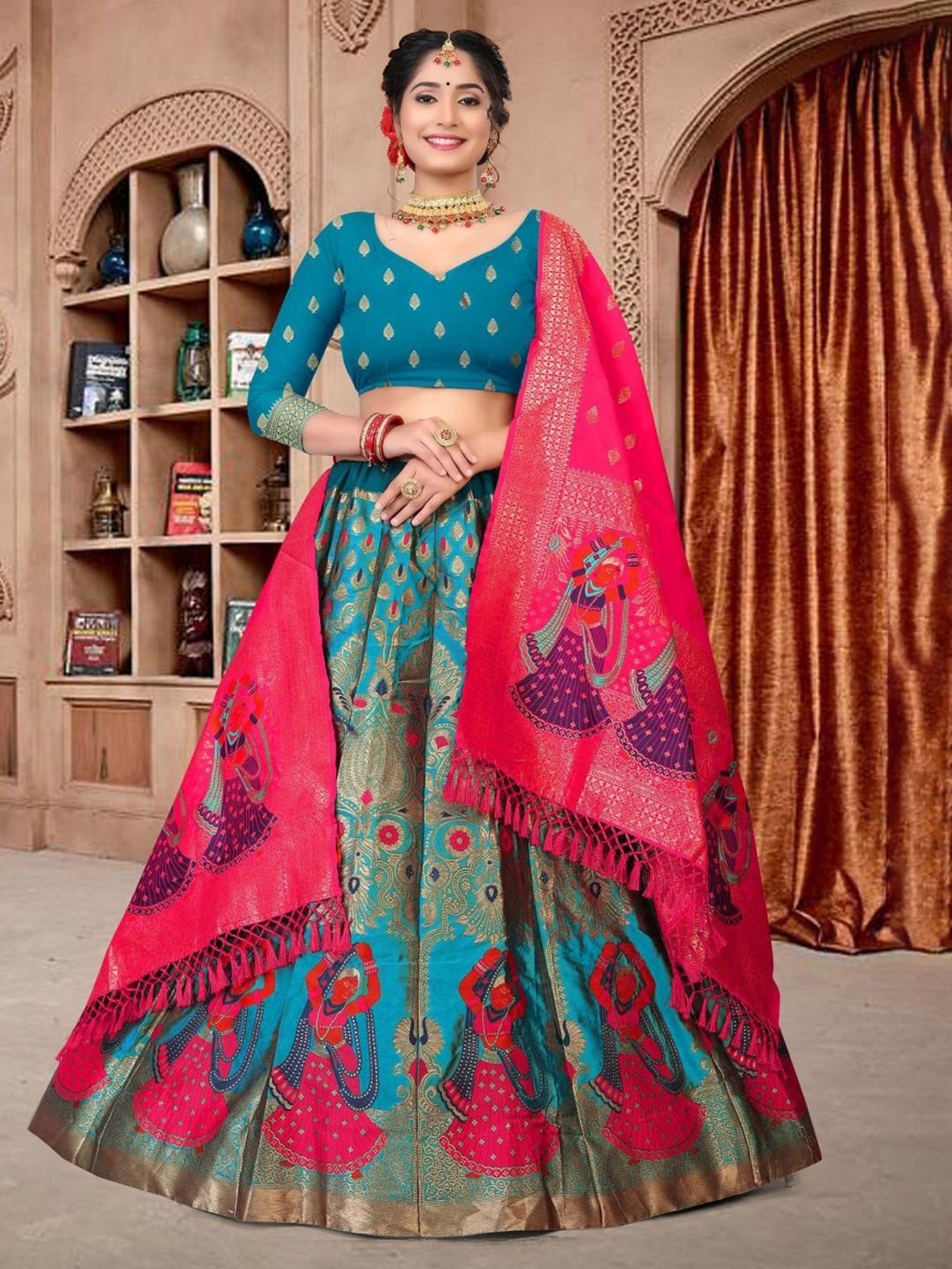 Lehenga choli below hot sale rs 500