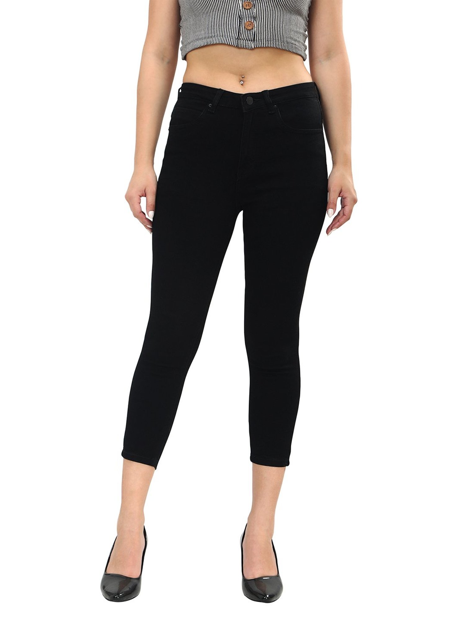 KLAUS FITTED HIGH-WAIST PANTS - PETITE (BONE)