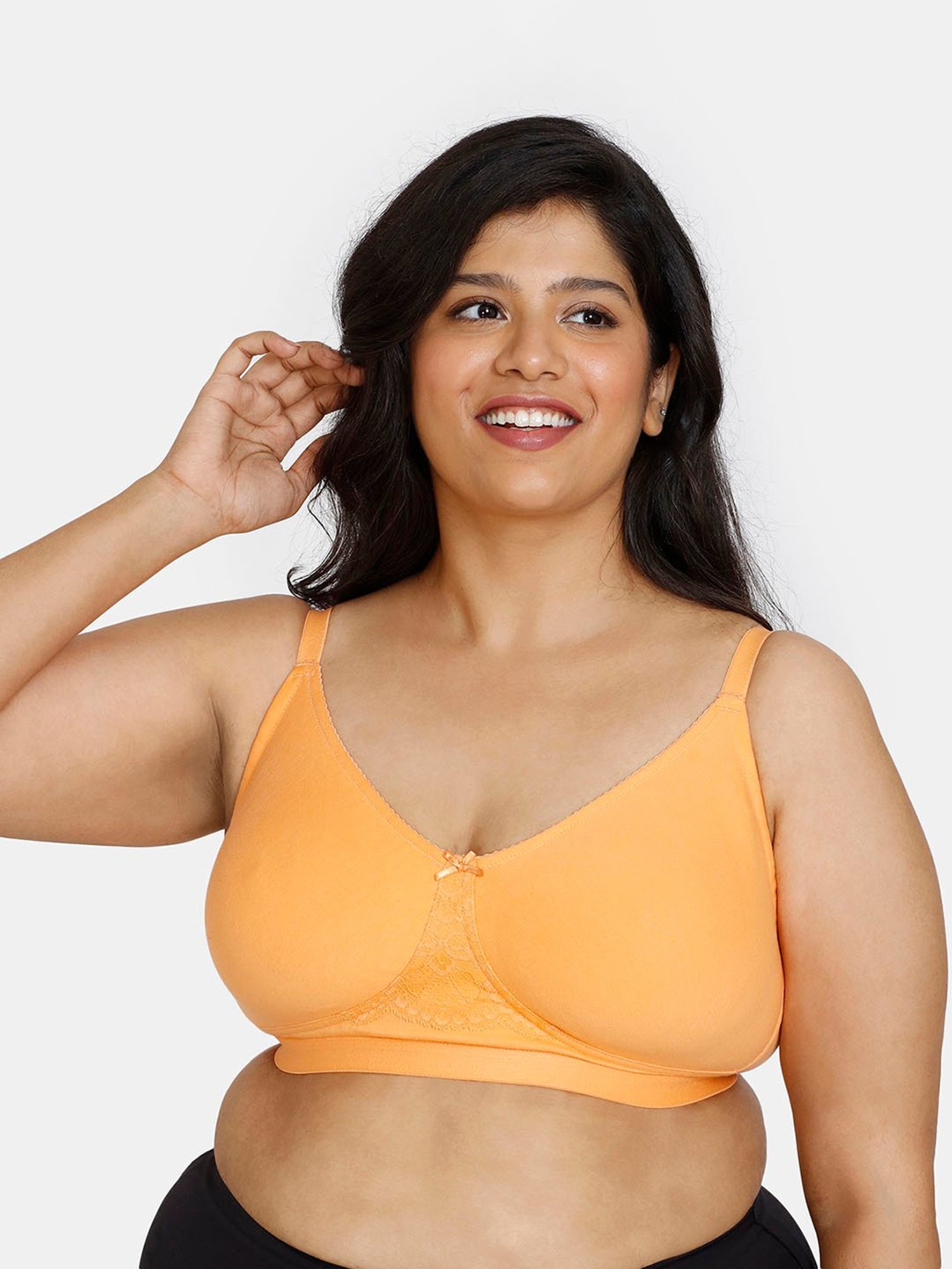 Buy Zivame Orange Non-Padded Full Coverage Bra for Women's Online @ Tata  CLiQ