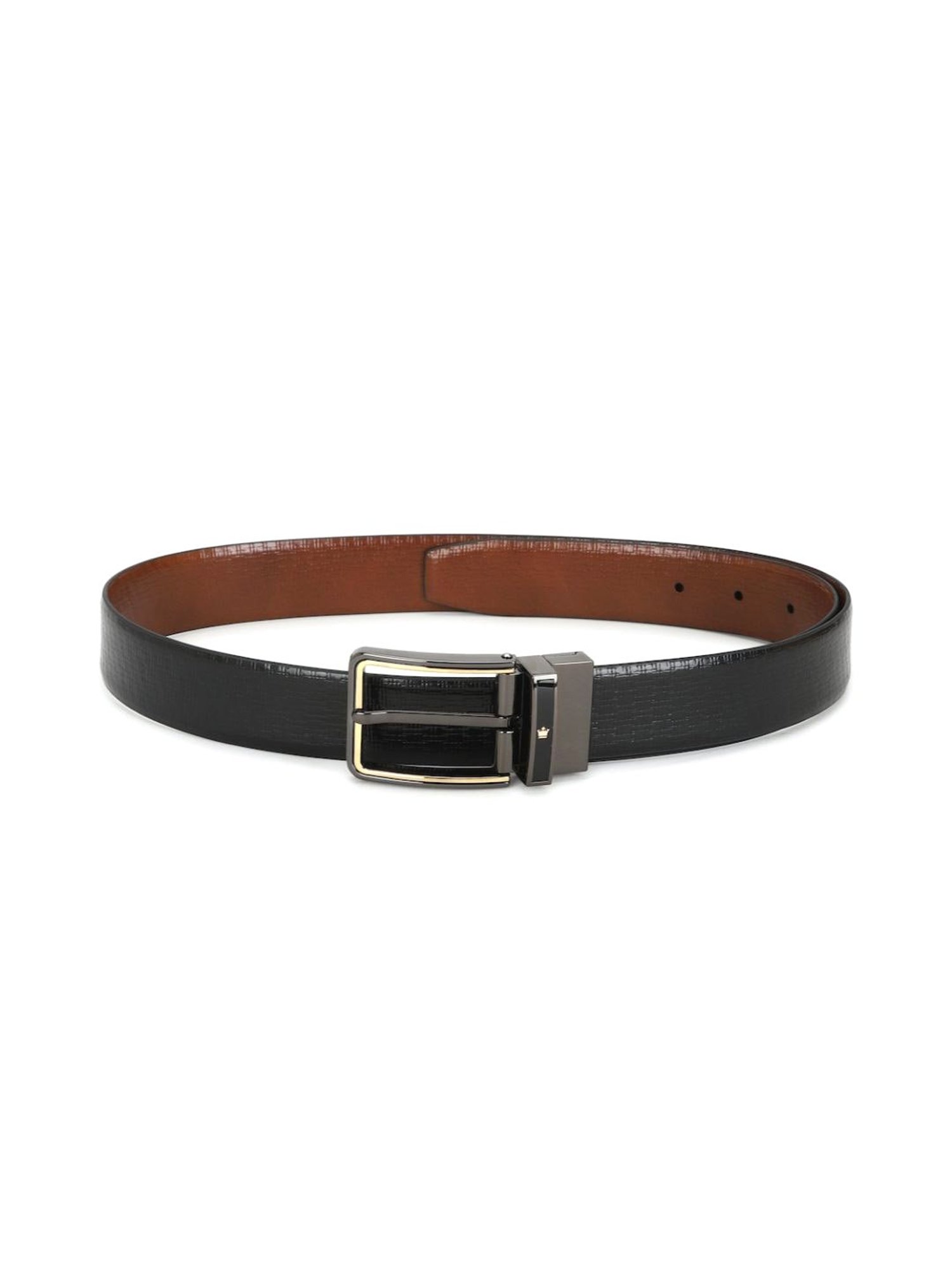 Buy Louis Philippe Black Textured Reversible Belt for Men at Best Price @  Tata CLiQ