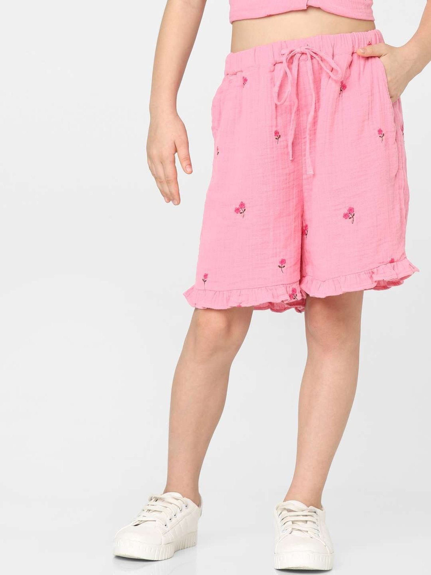 Pink LV Shorts – Sparkling Unicorn Children's Boutique