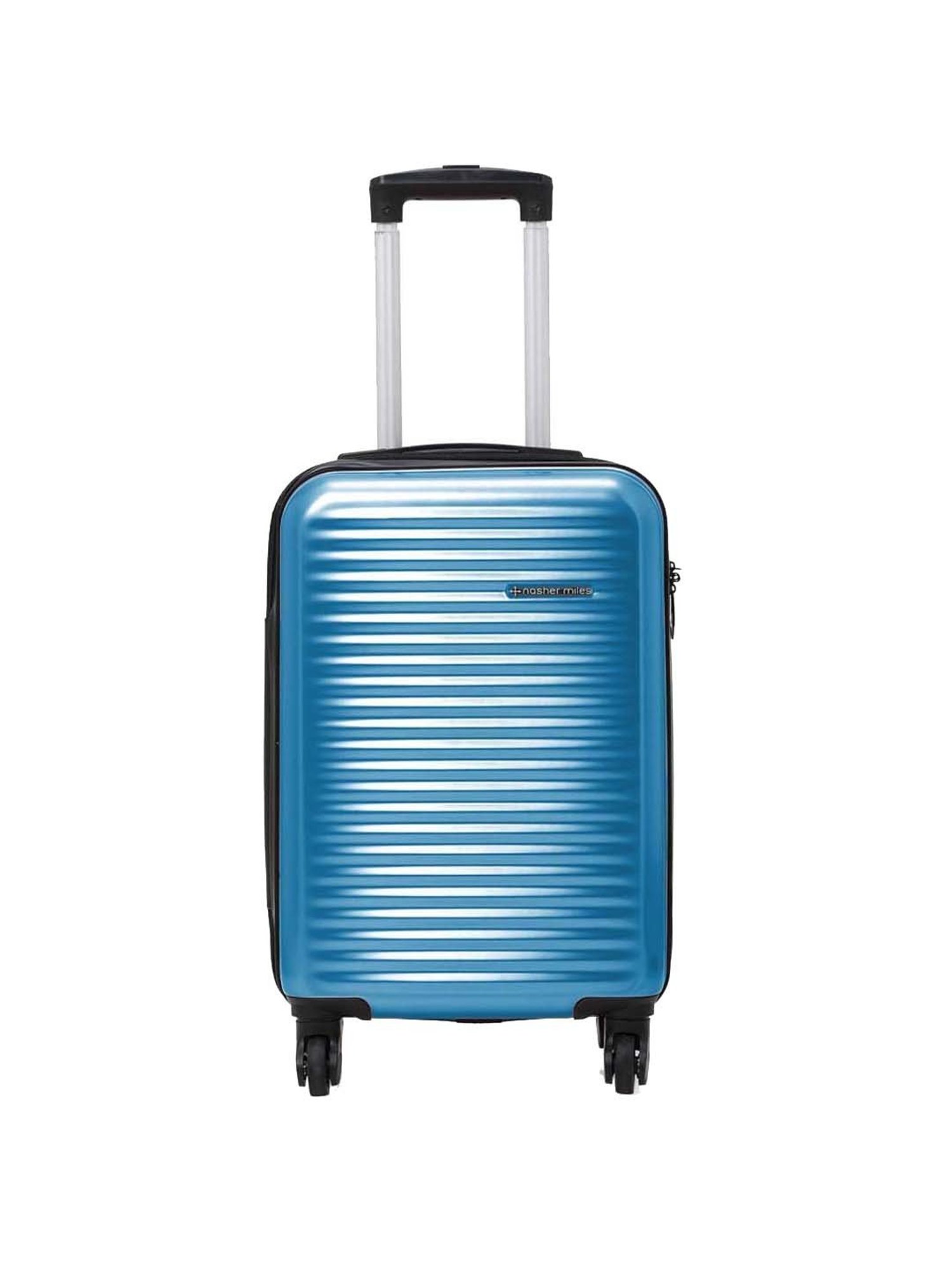 Nasher Miles London Expander Soft-Side Luggage Set of 2 Blue