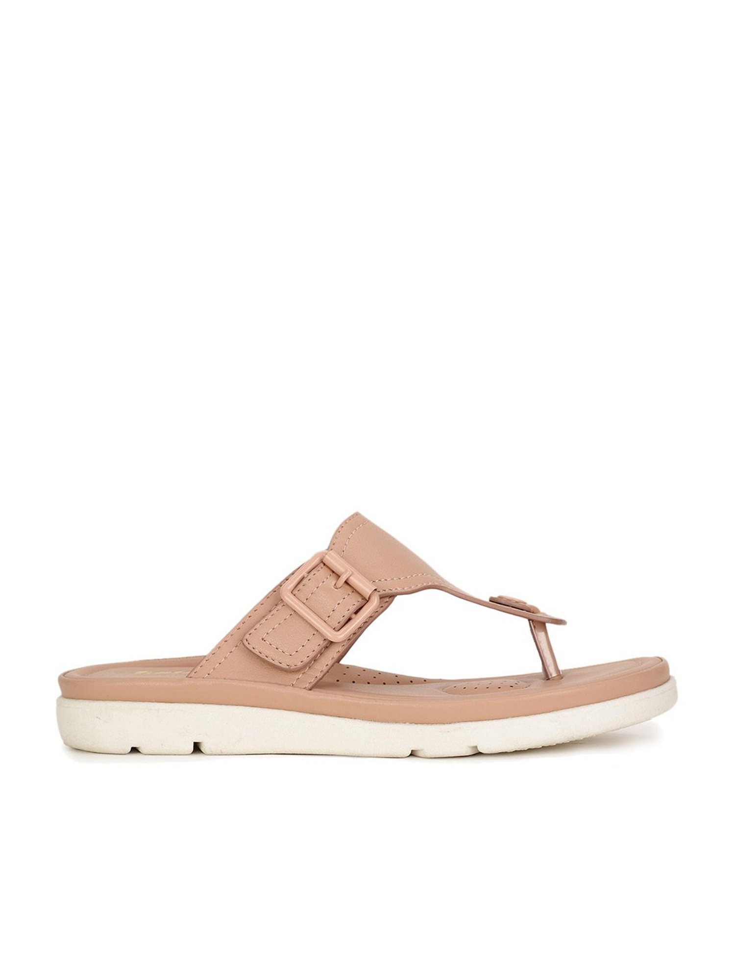 Buy Women Peach Casual Sandals Online | SKU: 44-70-80-36-Metro Shoes