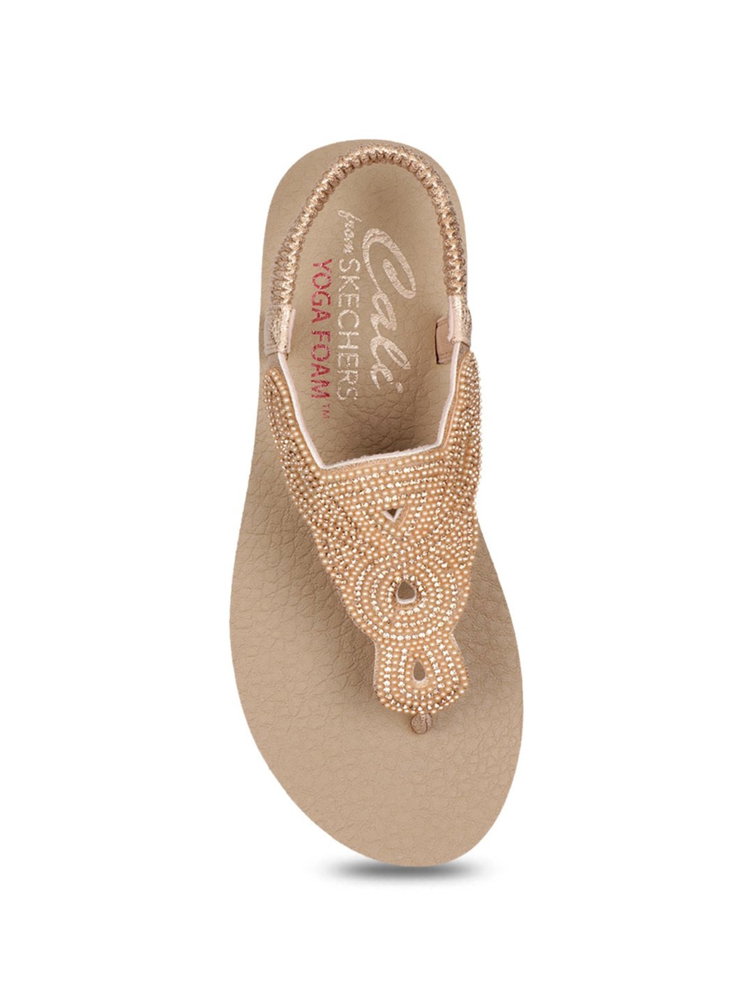 Buy Skechers Women's MEDITATION - DANCING Grey Thong Sandals for Women at  Best Price @ Tata CLiQ