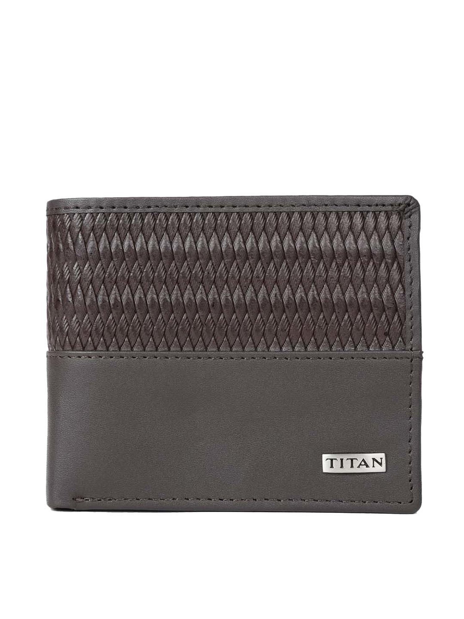 Mini Wallet for Men's with Pocket in Genuine Leather – Brown Bear