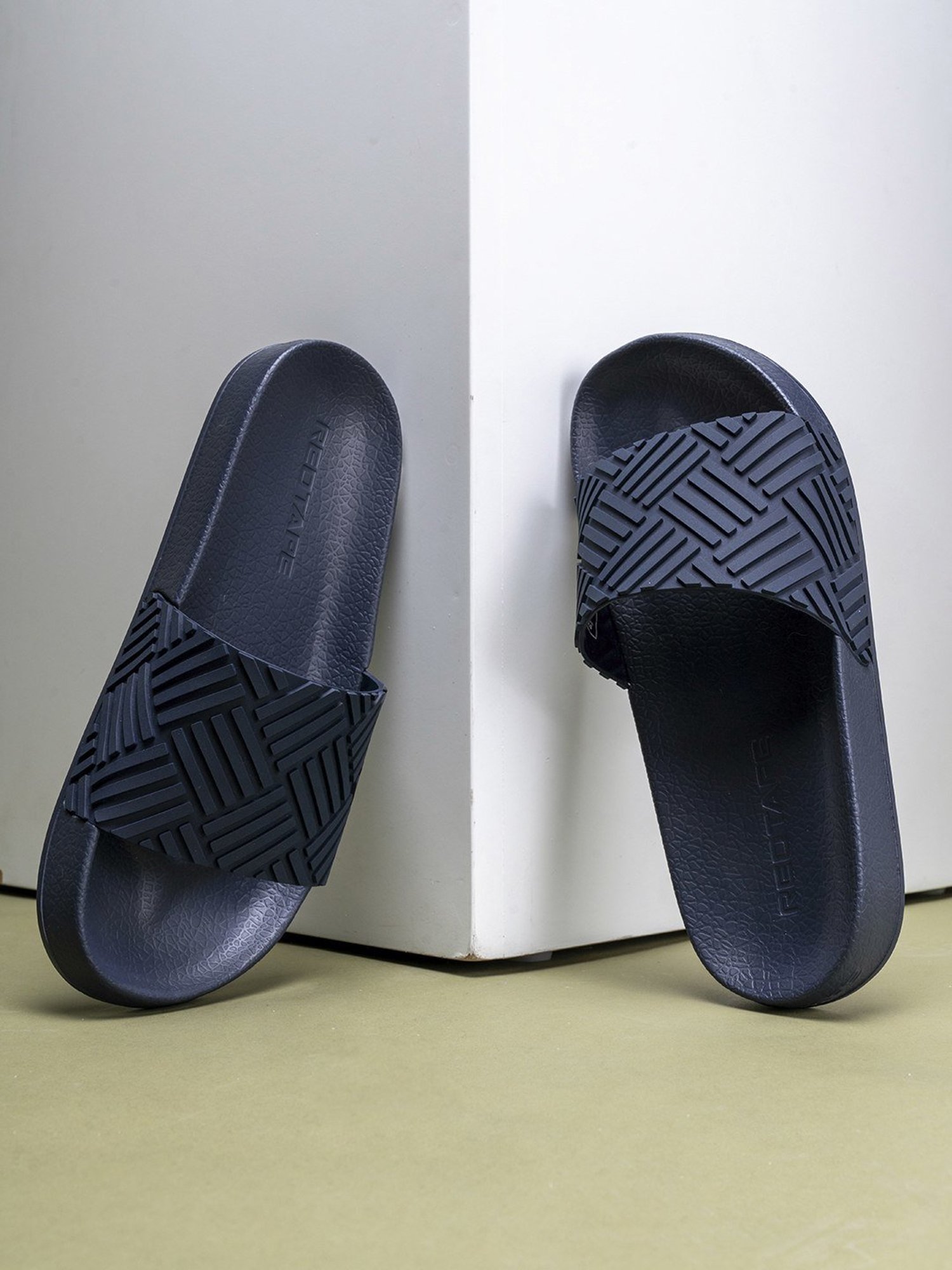 Red tape navy online floater sandals