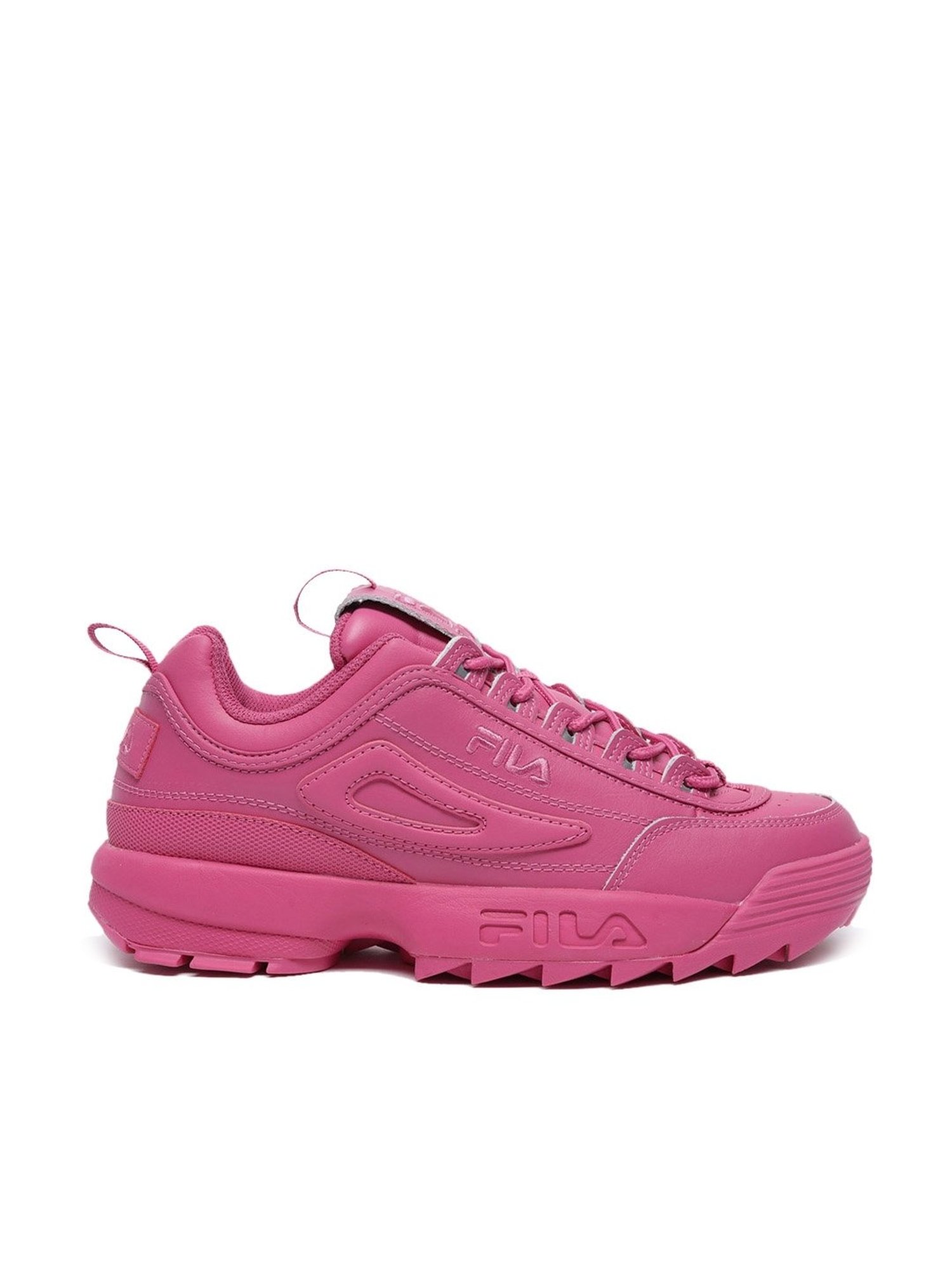 Pink filas cheap with flowers