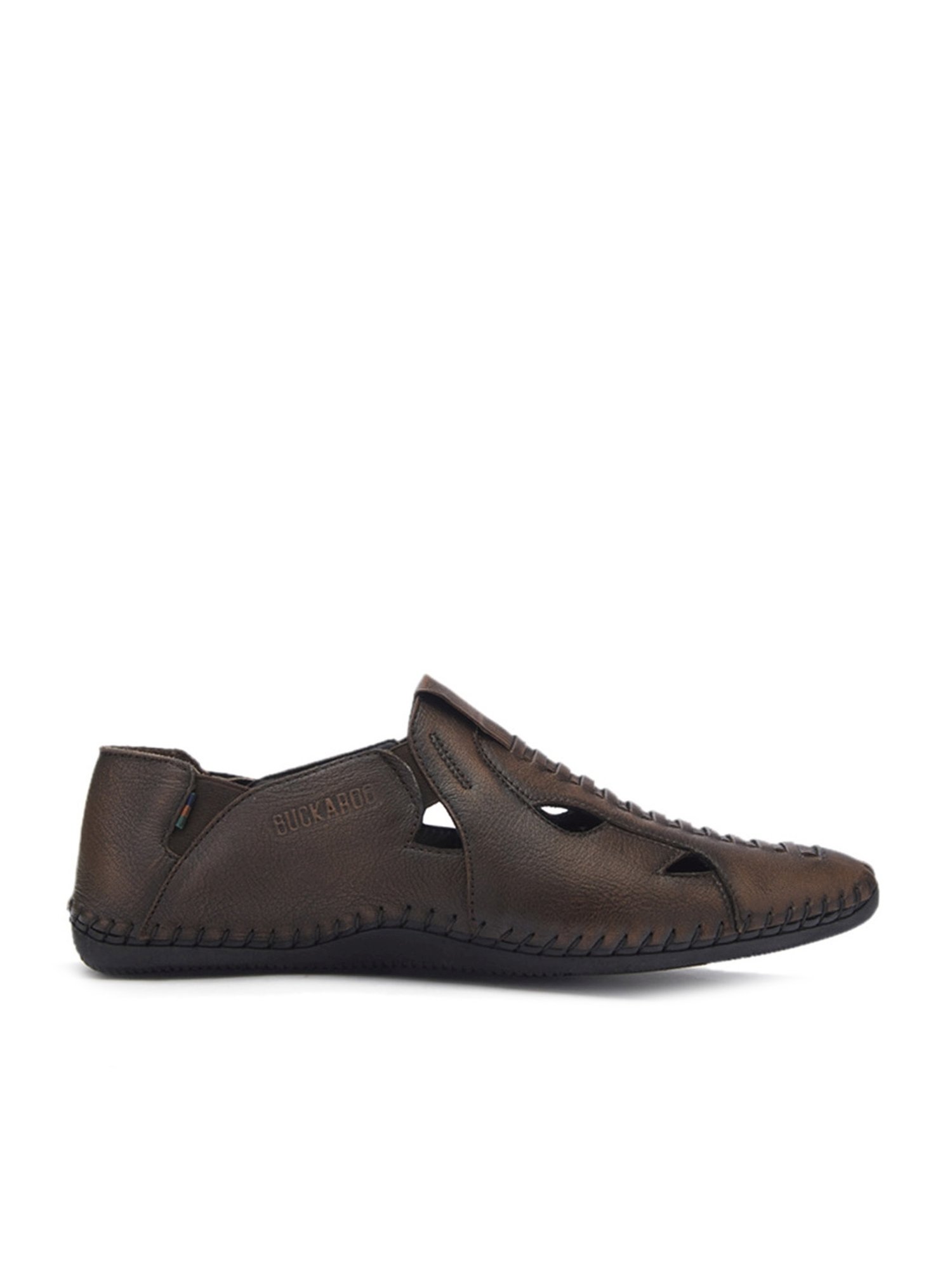 Buy Buckaroo Men Black Solomon Sandals - Sandals for Men 266885 | Myntra