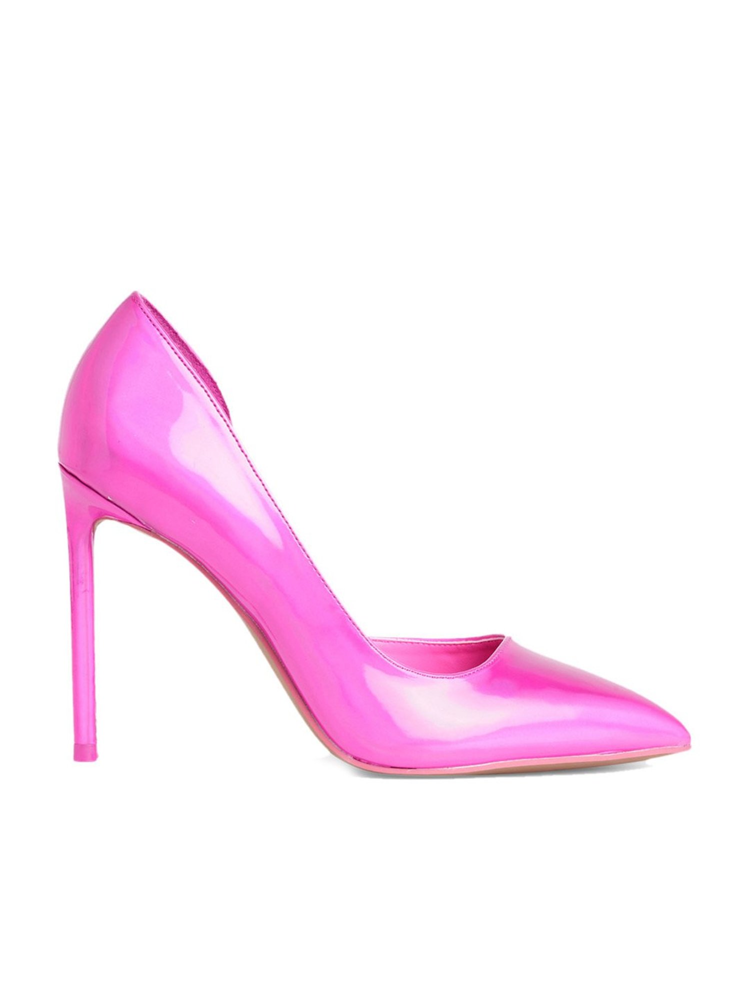 Scheme Women's Classic Slip On Pointy Toe Stiletto High Heel Pumps Shoes ( Hot  Pink, 5.5) - Walmart.com