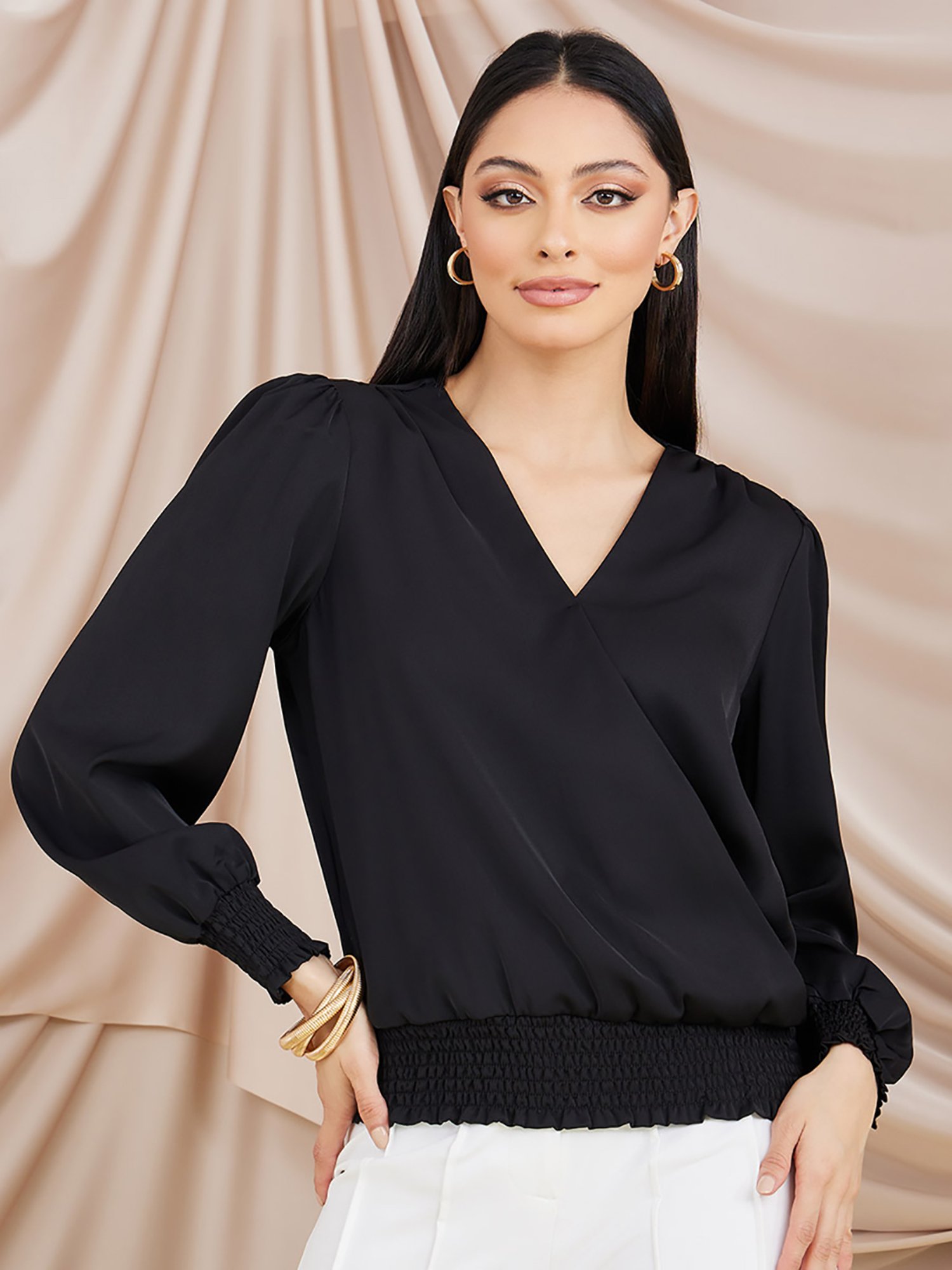 Buy Black Tops for Women by Styli Online