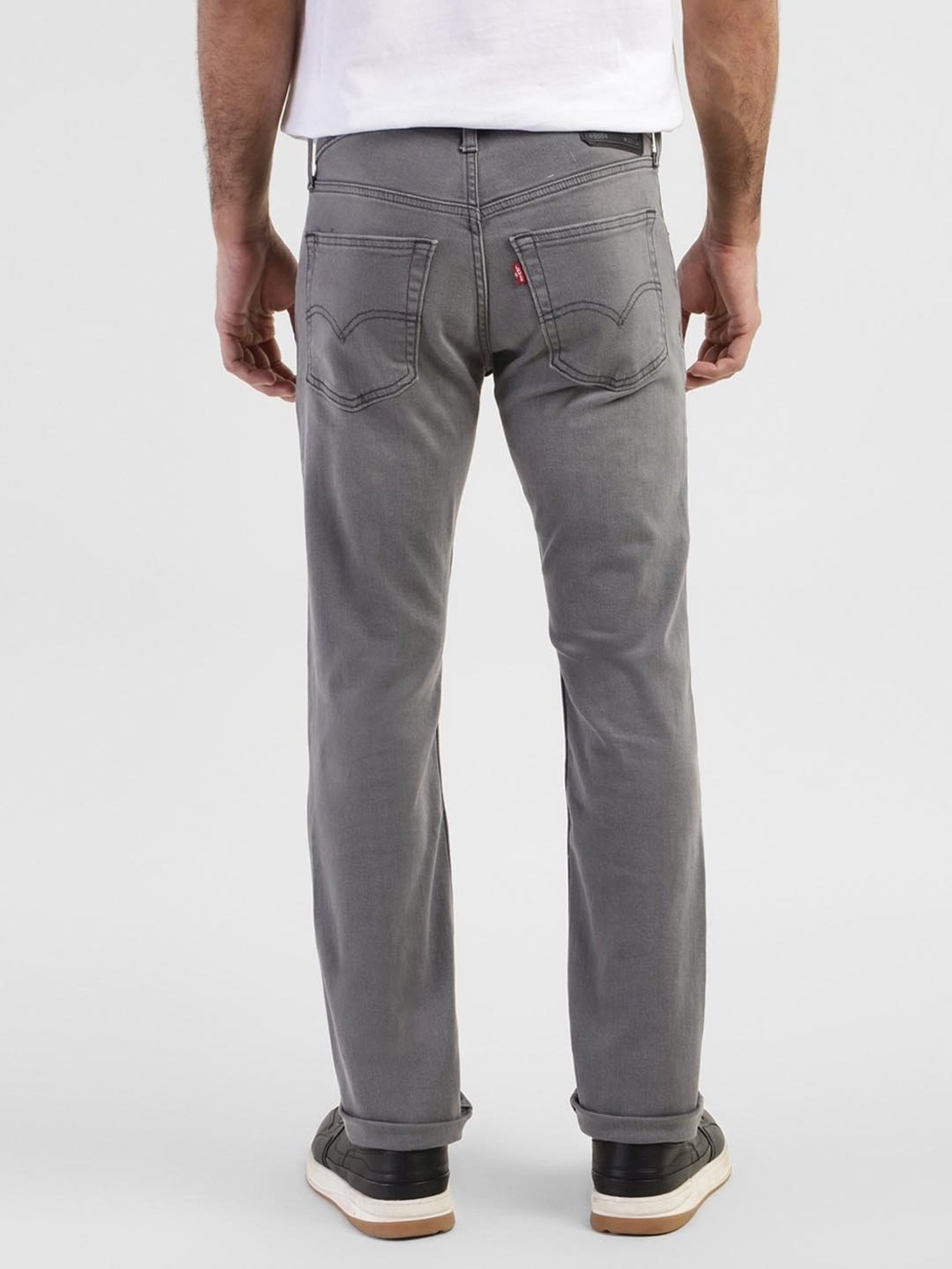 Grey levi jeans mens best sale